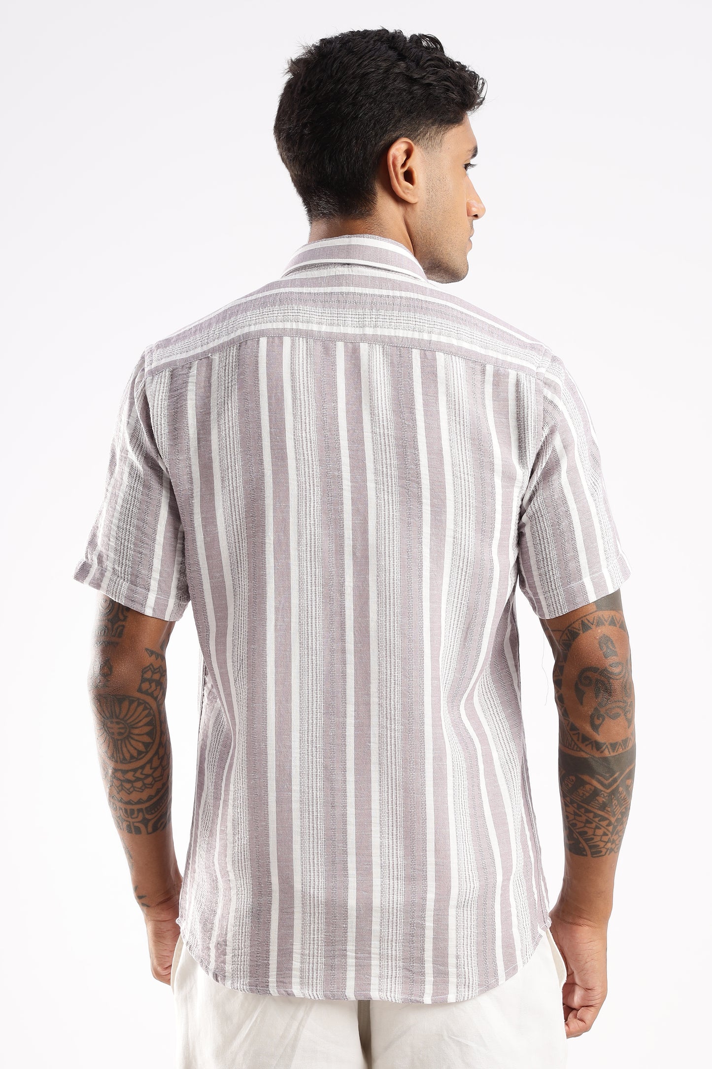 Multi Color Half Sleeve Korean Linen Shirt