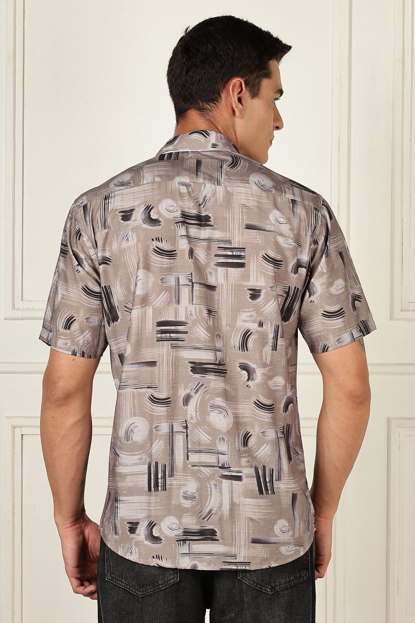 Multi Color Half Sleeve Korean Linen Shirt