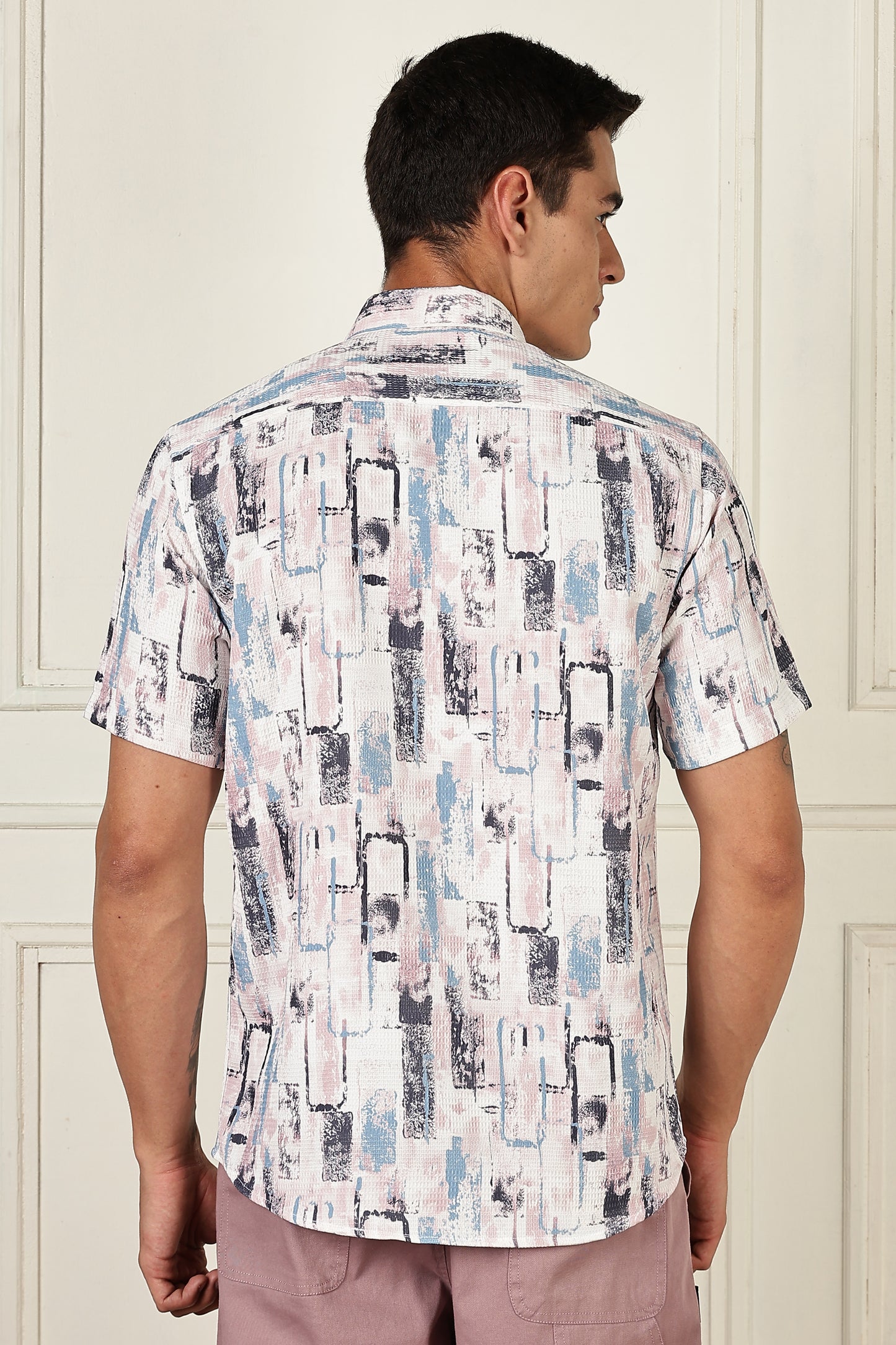 Multi Color Half Sleeve Korean Linen Shirt