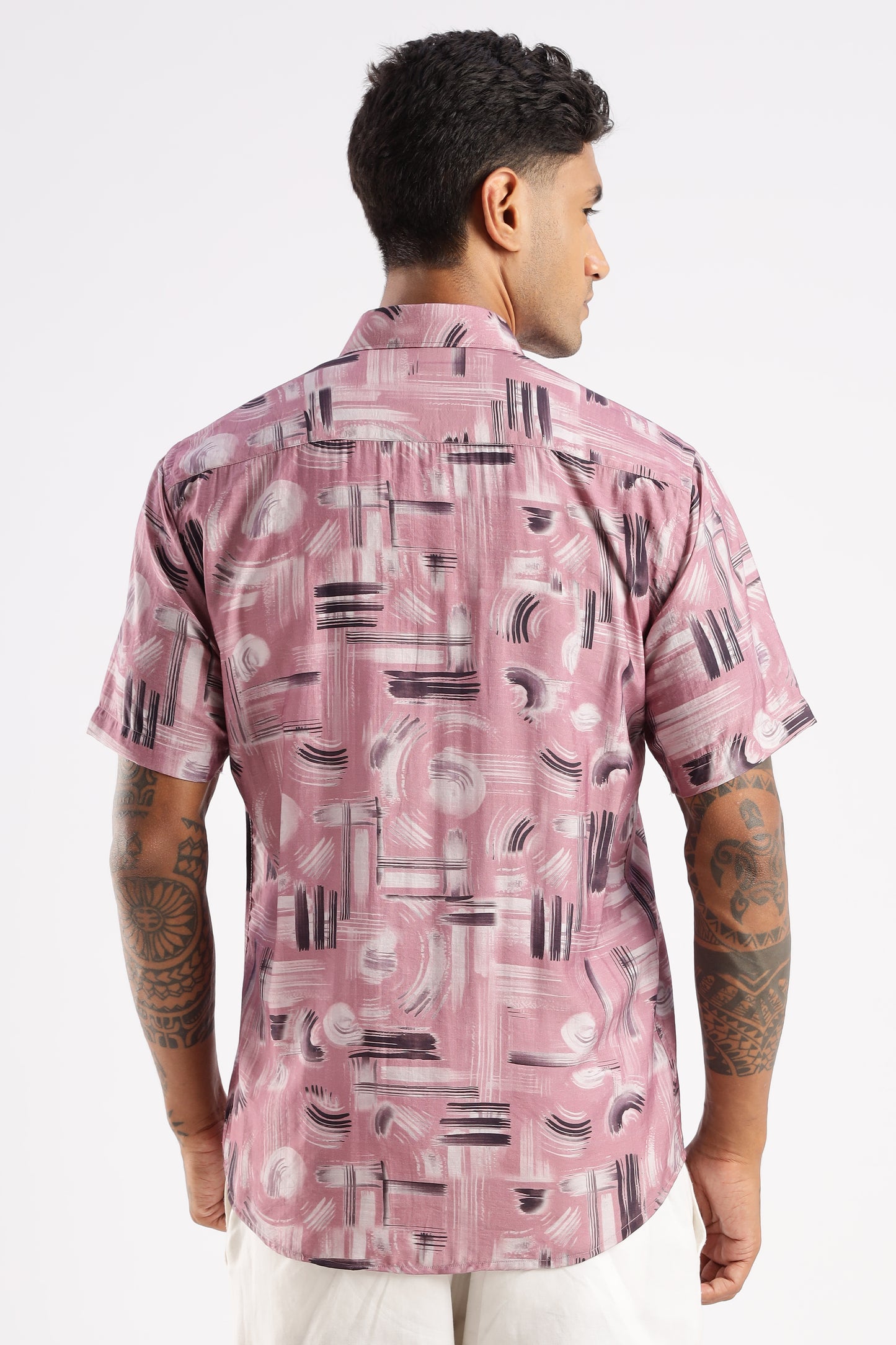 Multi Color Half Sleeve Korean Linen Shirt