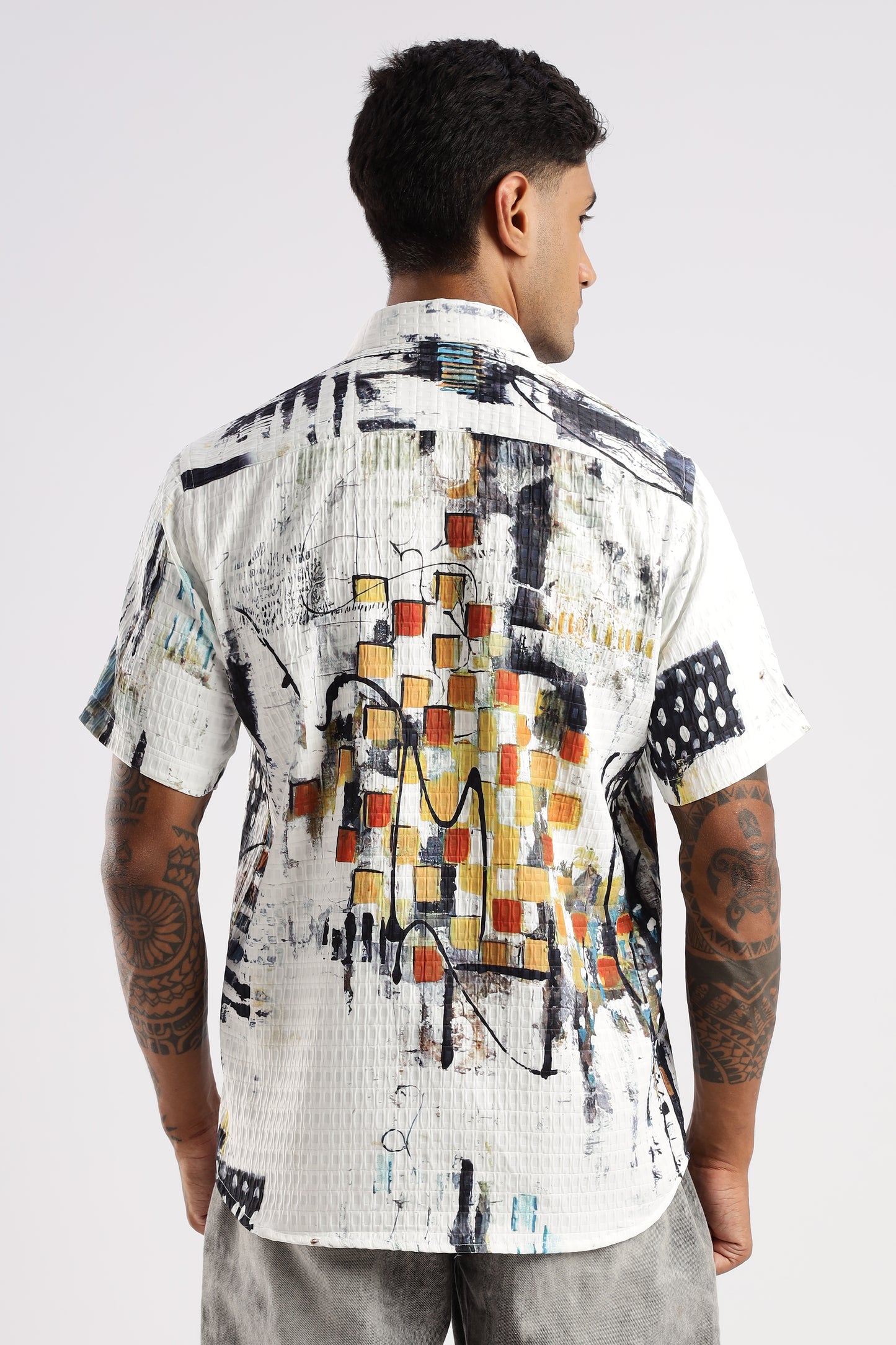 Multi Color Half Sleeve Korean Linen Shirt