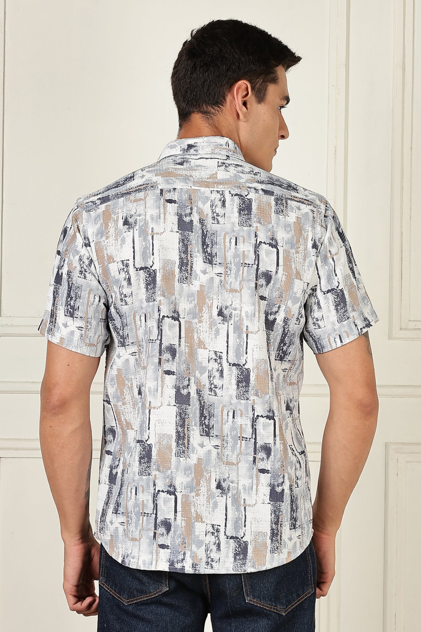 Multi Color Half Sleeve Korean Linen Shirt