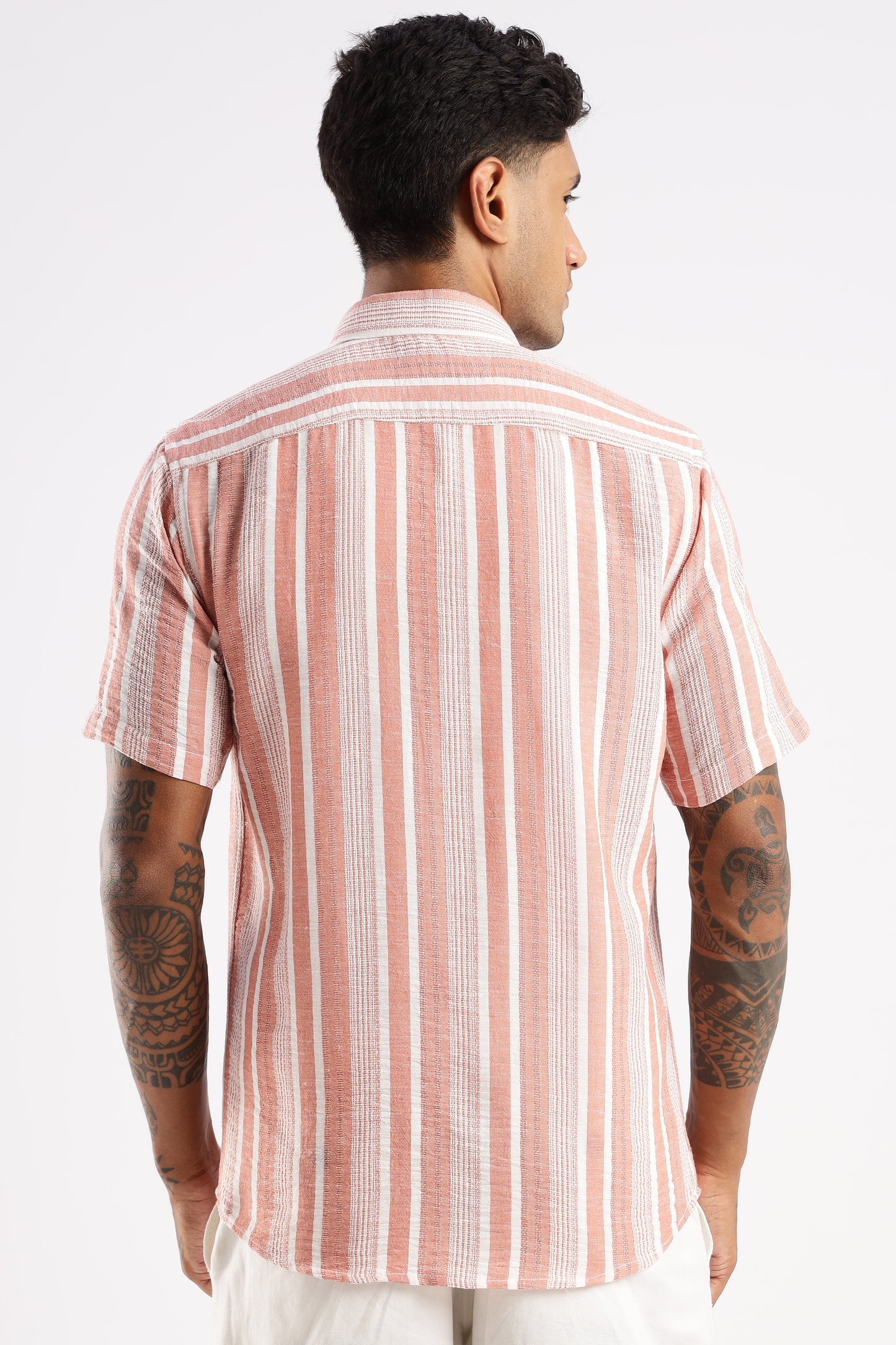 Multi Color Half Sleeve Korean Linen Shirt