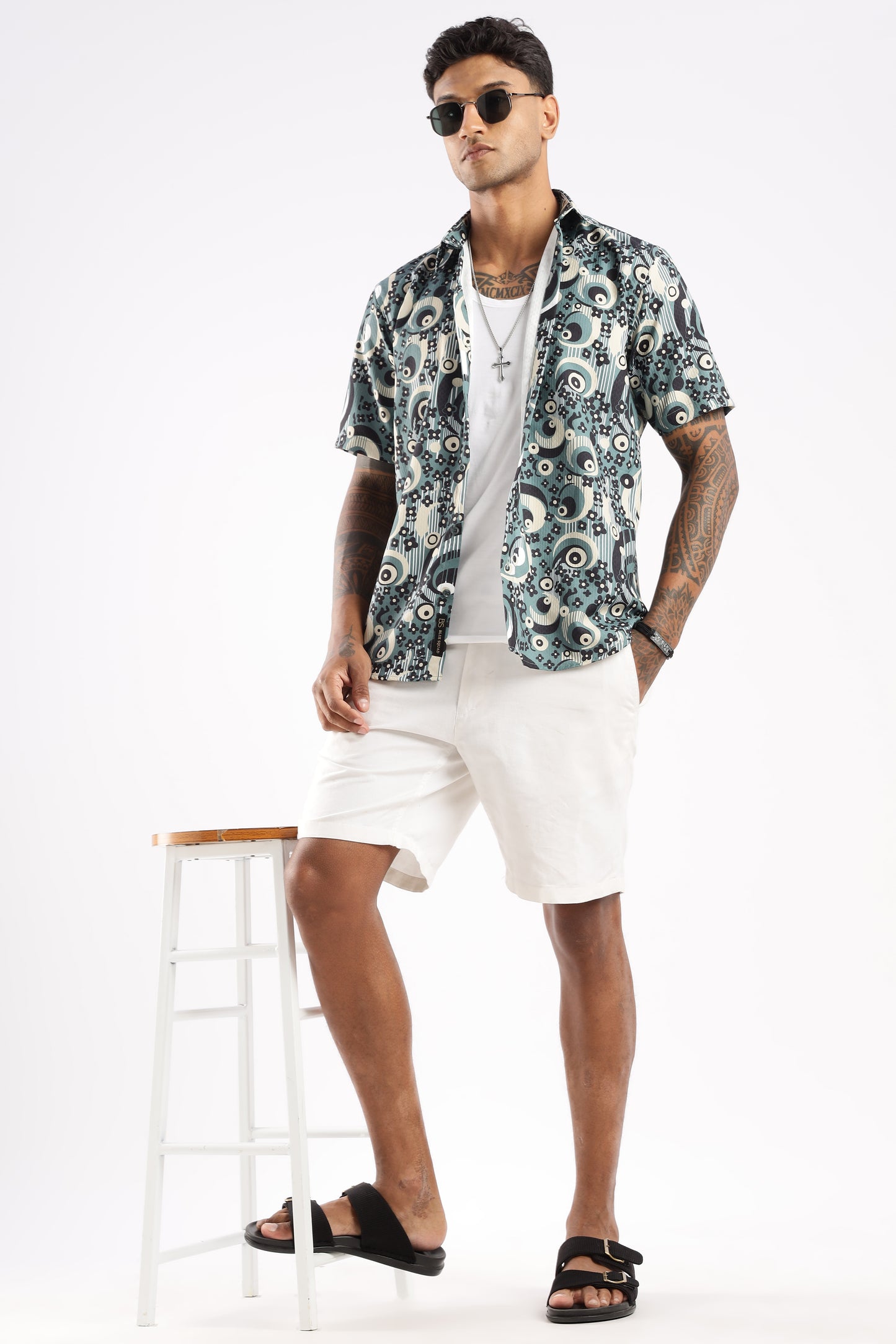 Multi Color Half Sleeve Korean Linen Shirt