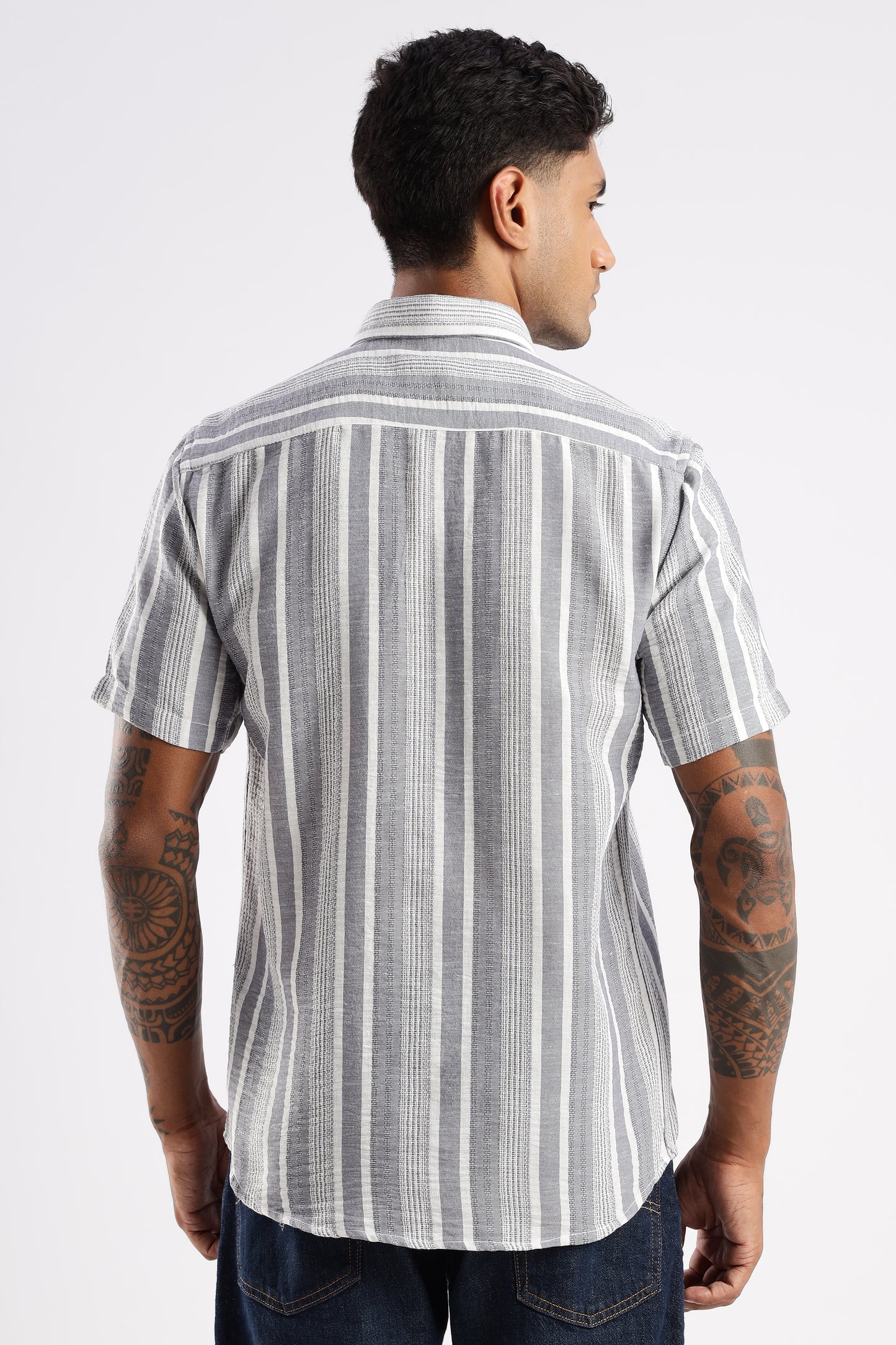 Multi Color Half Sleeve Korean Linen Shirt
