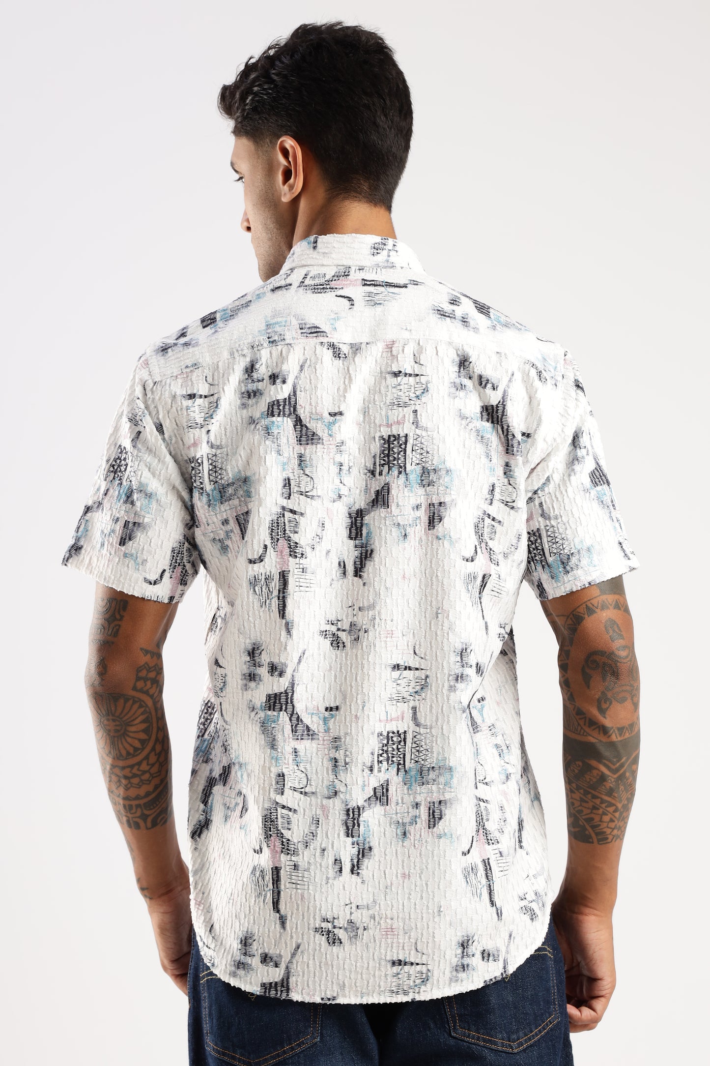 Multi Color Half Sleeve Korean Linen Shirt
