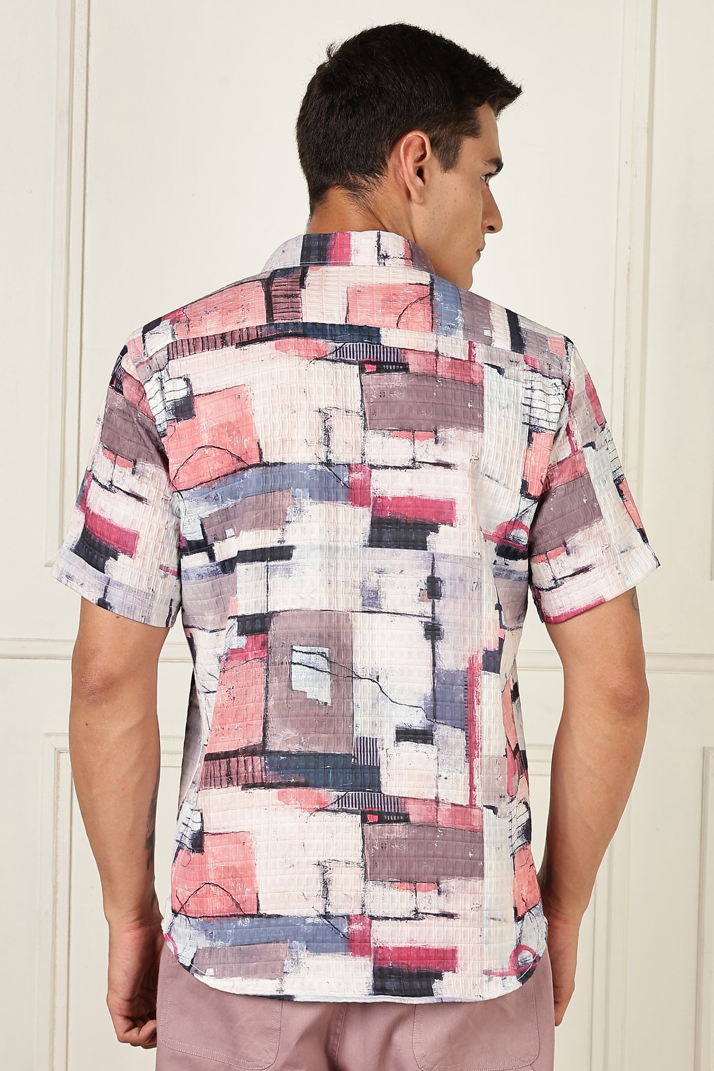 Multi Color Half Sleeve Korean Linen Shirt