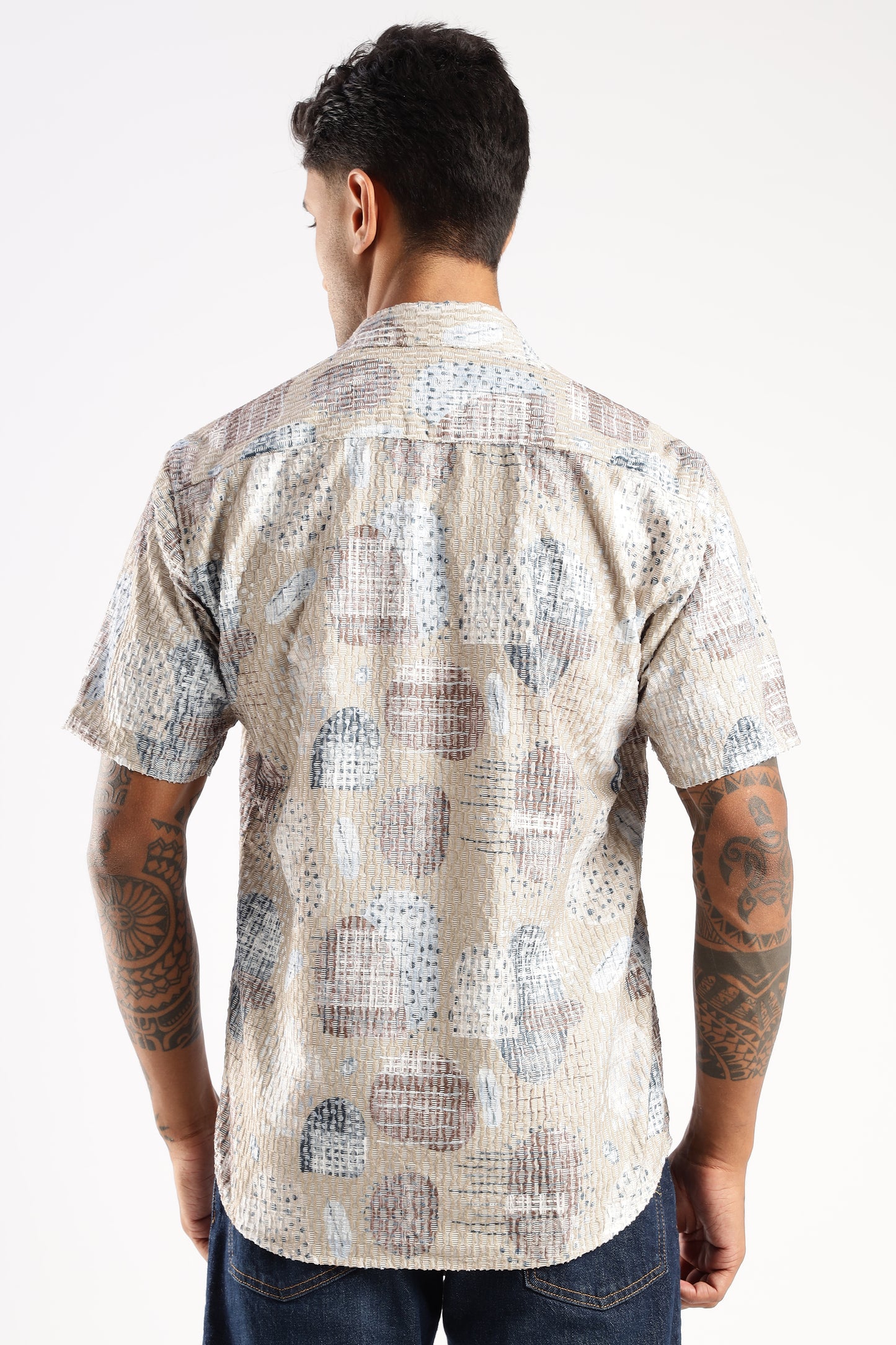Multi Color Half Sleeve Korean Linen Shirt