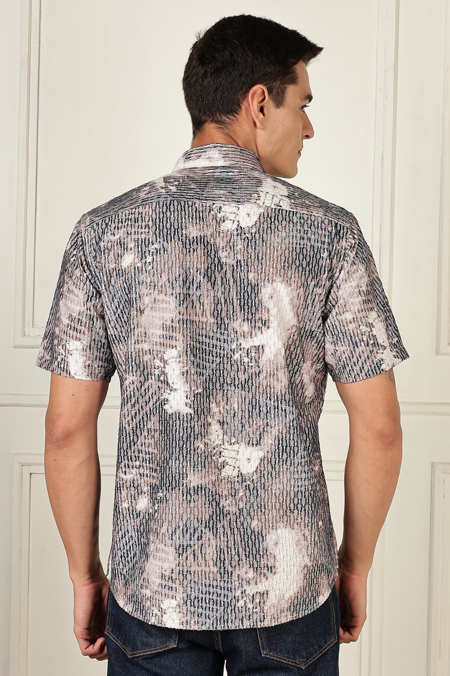 Multi Color Half Sleeve Korean Linen Shirt