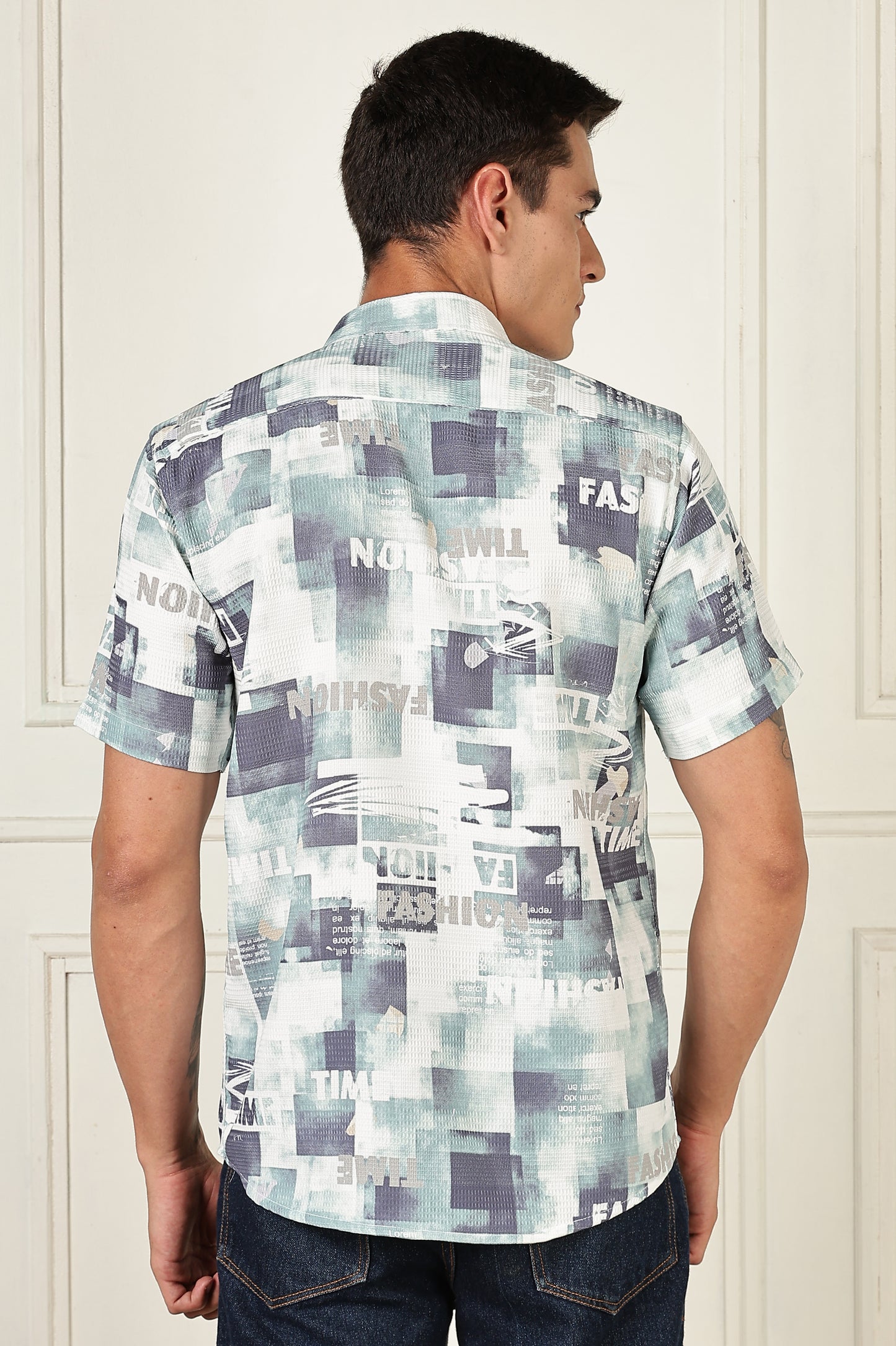 Multi Color Half Sleeve Korean Linen Shirt