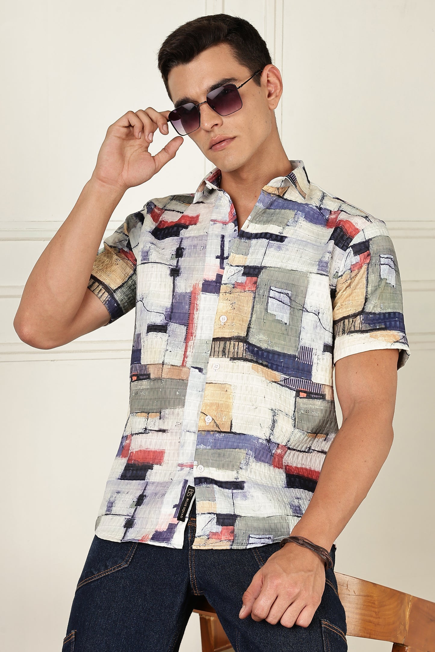 Multi Color Half Sleeve Korean Linen Shirt
