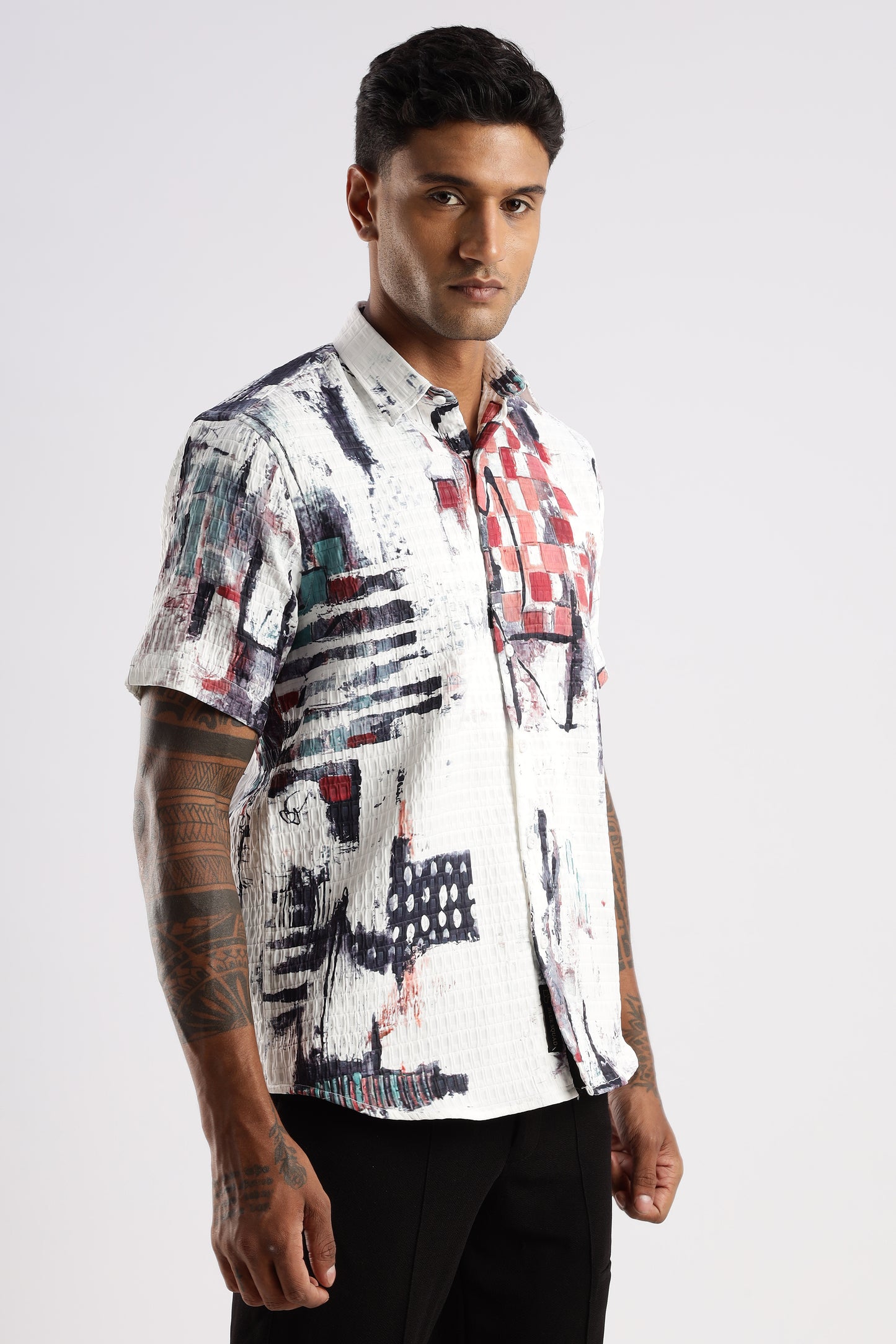 Multi Color Half Sleeve Korean Linen Shirt