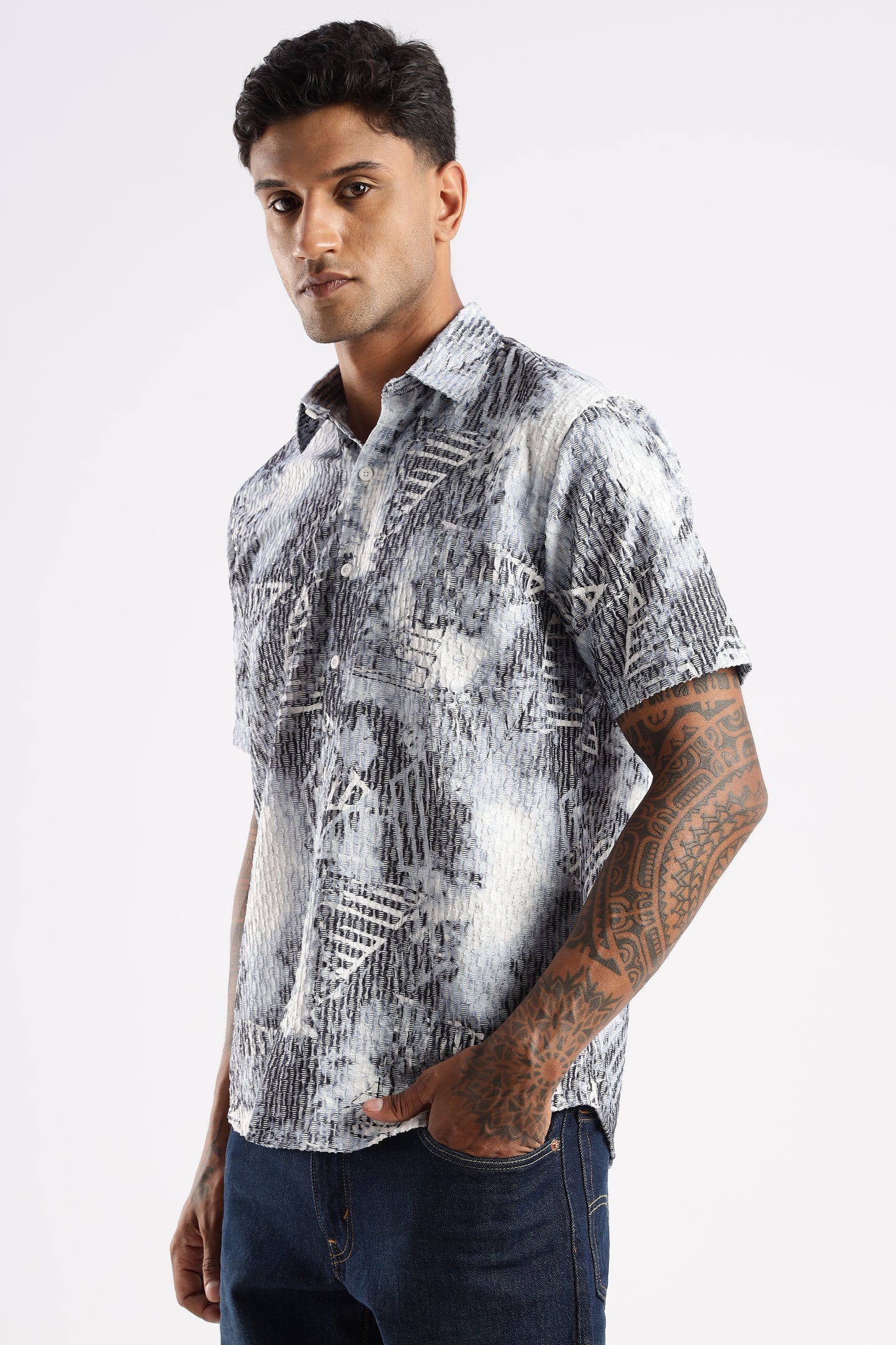 Multi Color Half Sleeve Korean Linen Shirt