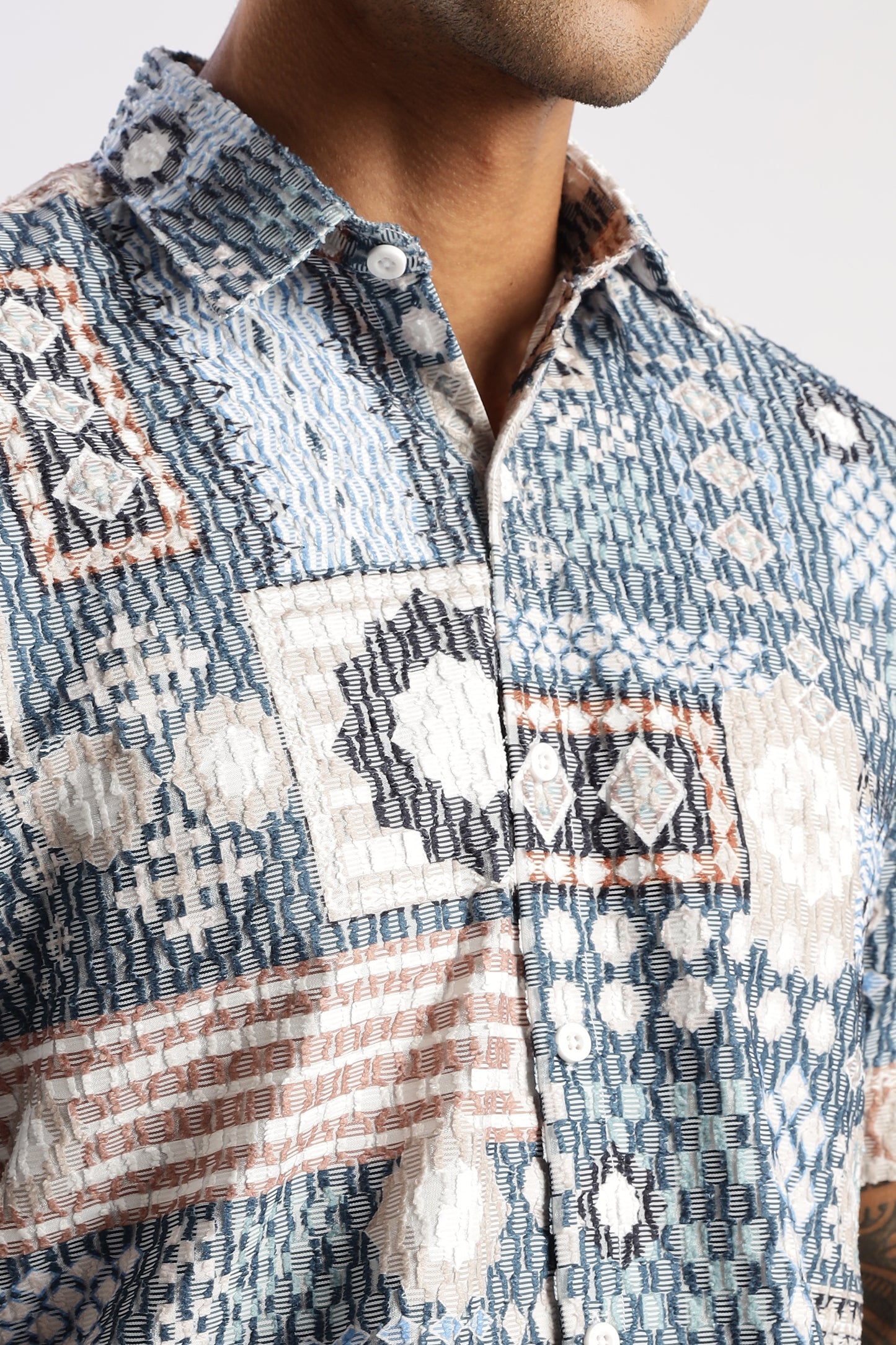Multi Color Half Sleeve Korean Linen Shirt
