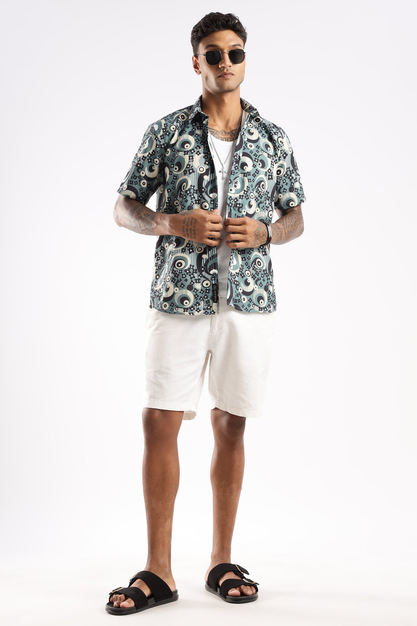 Multi Color Half Sleeve Korean Linen Shirt