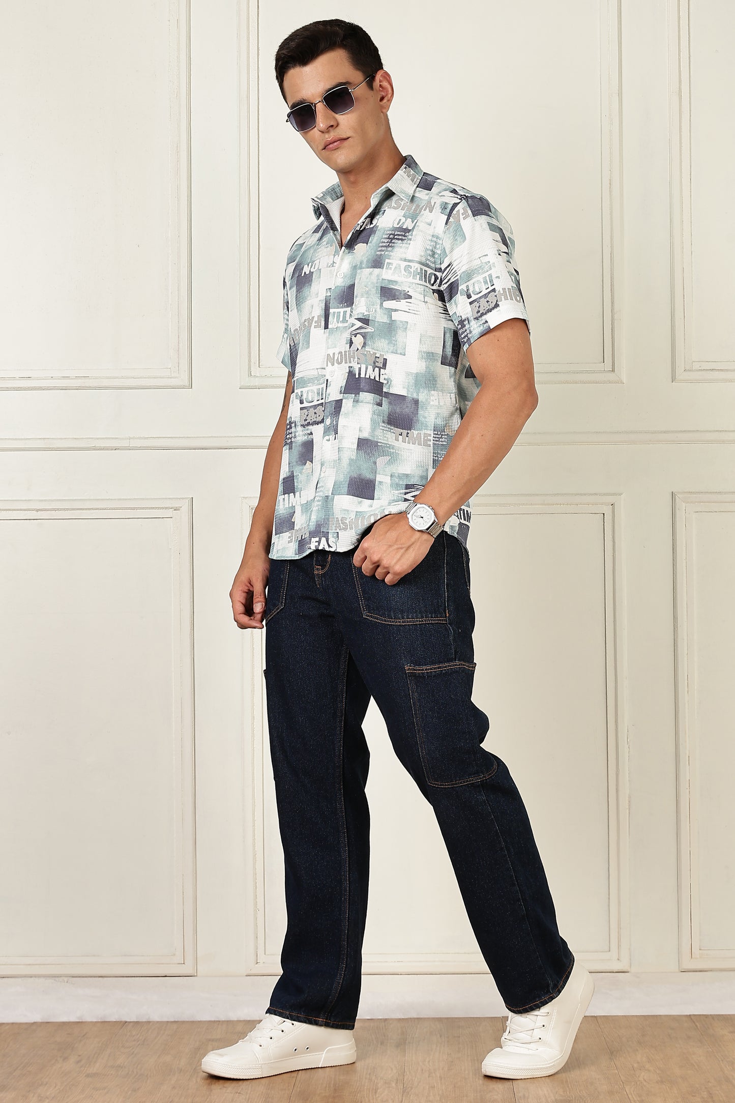 Multi Color Half Sleeve Korean Linen Shirt