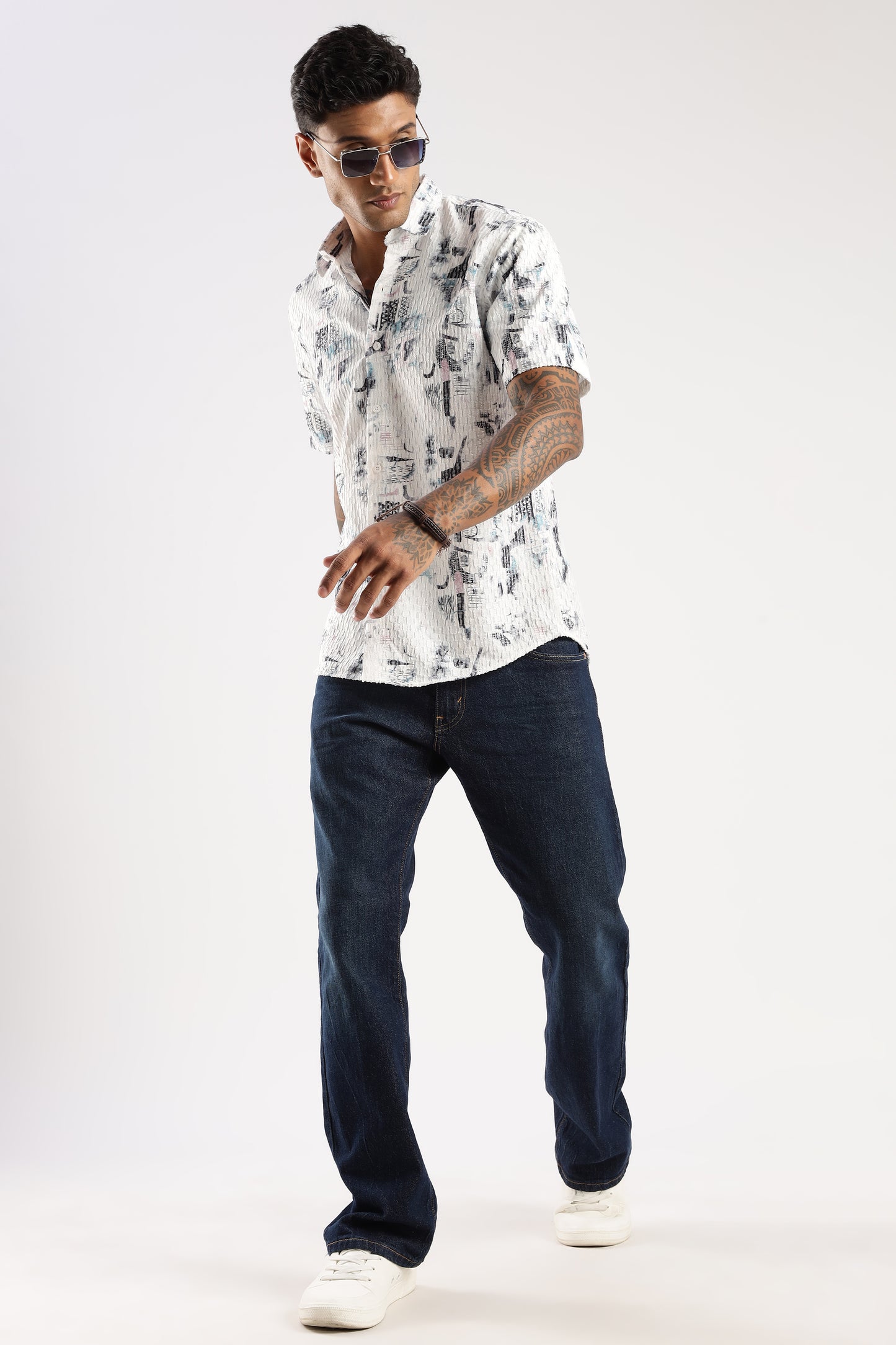 Multi Color Half Sleeve Korean Linen Shirt