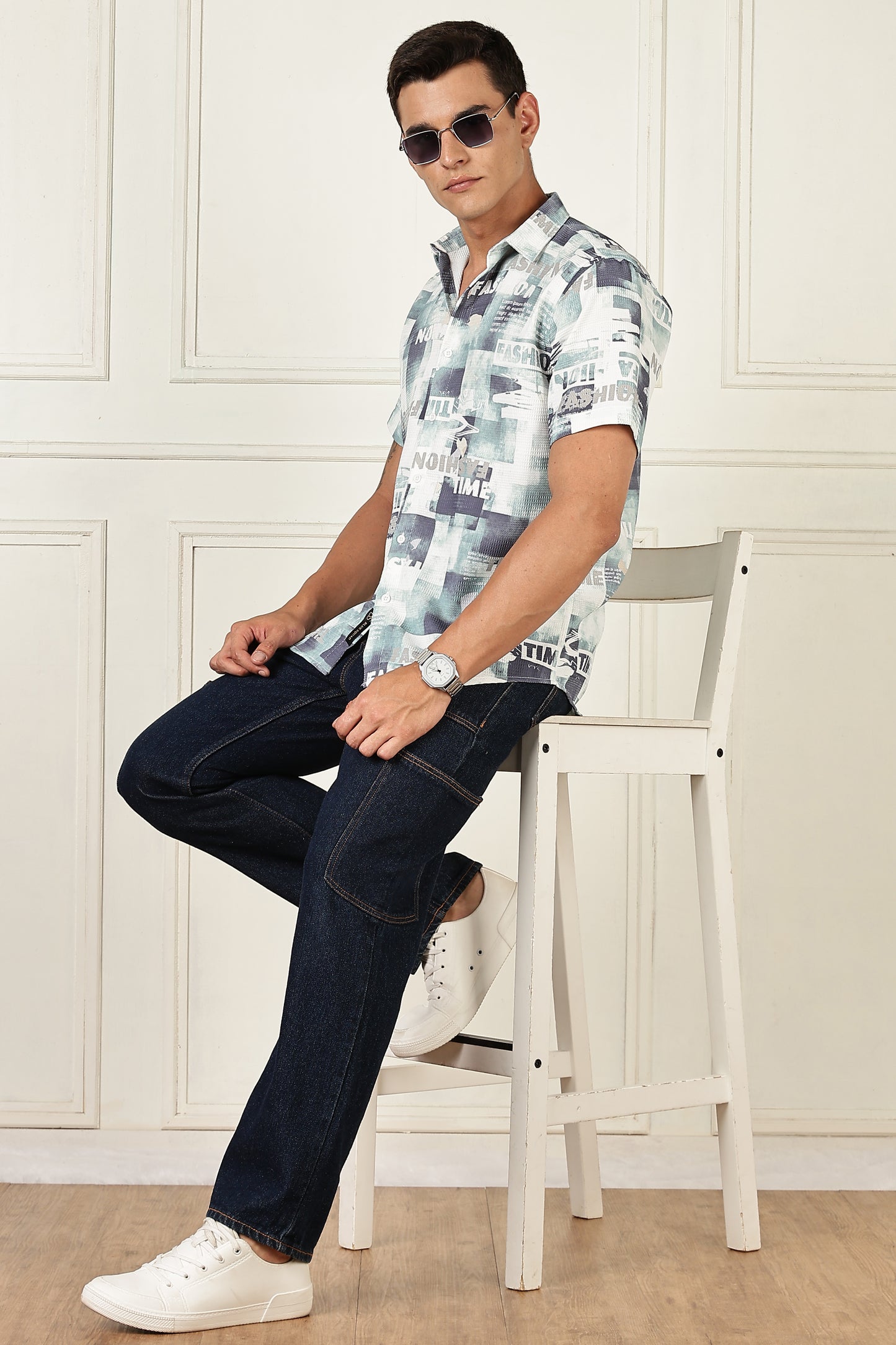 Multi Color Half Sleeve Korean Linen Shirt