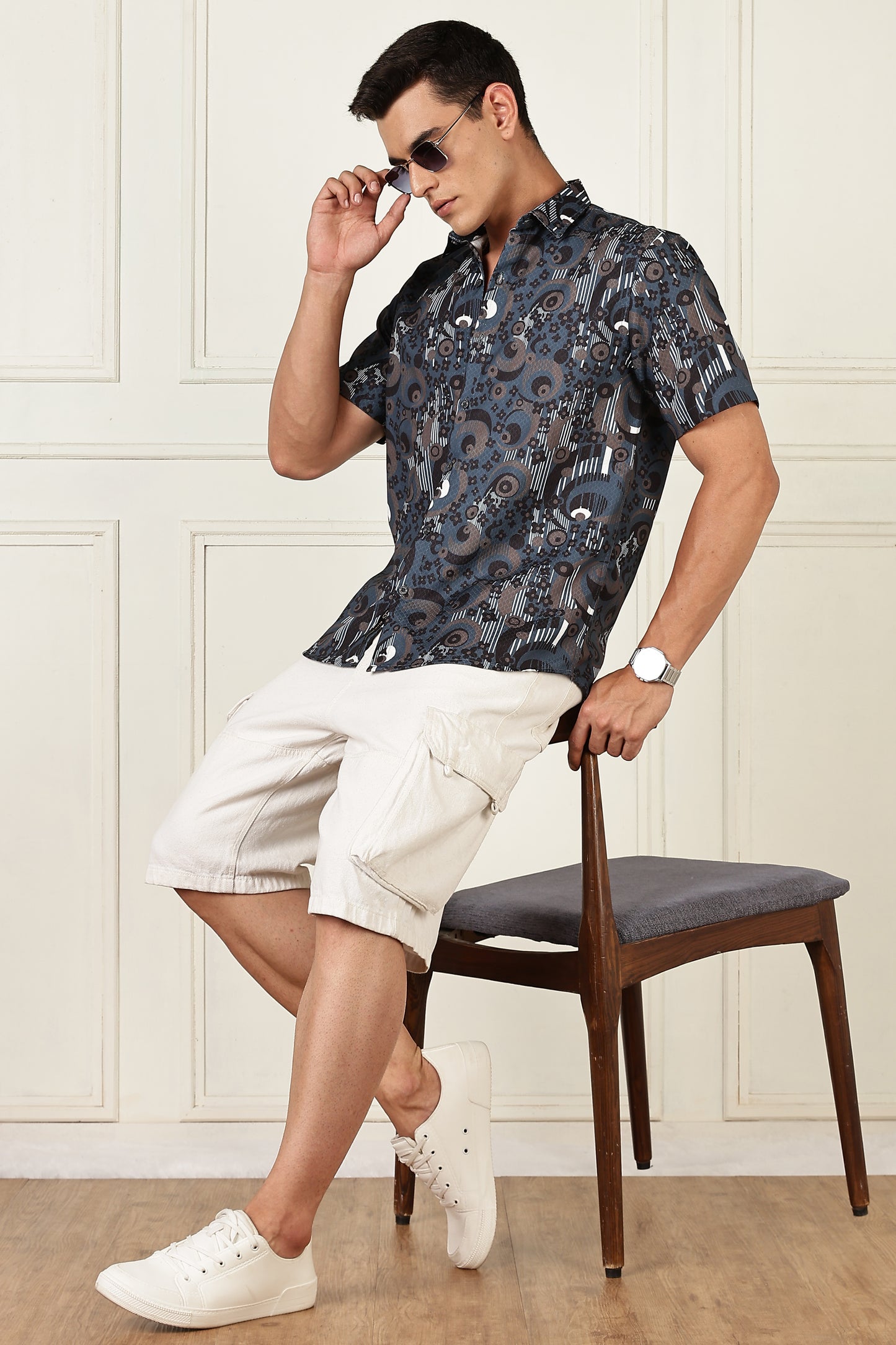 Multi Color Half Sleeve Korean Linen Shirt