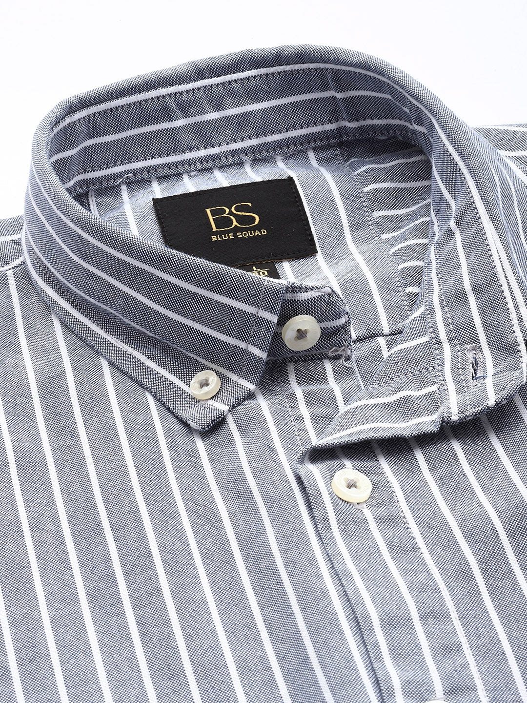 Blue Full Sleeve Chambray Cotton Shirt