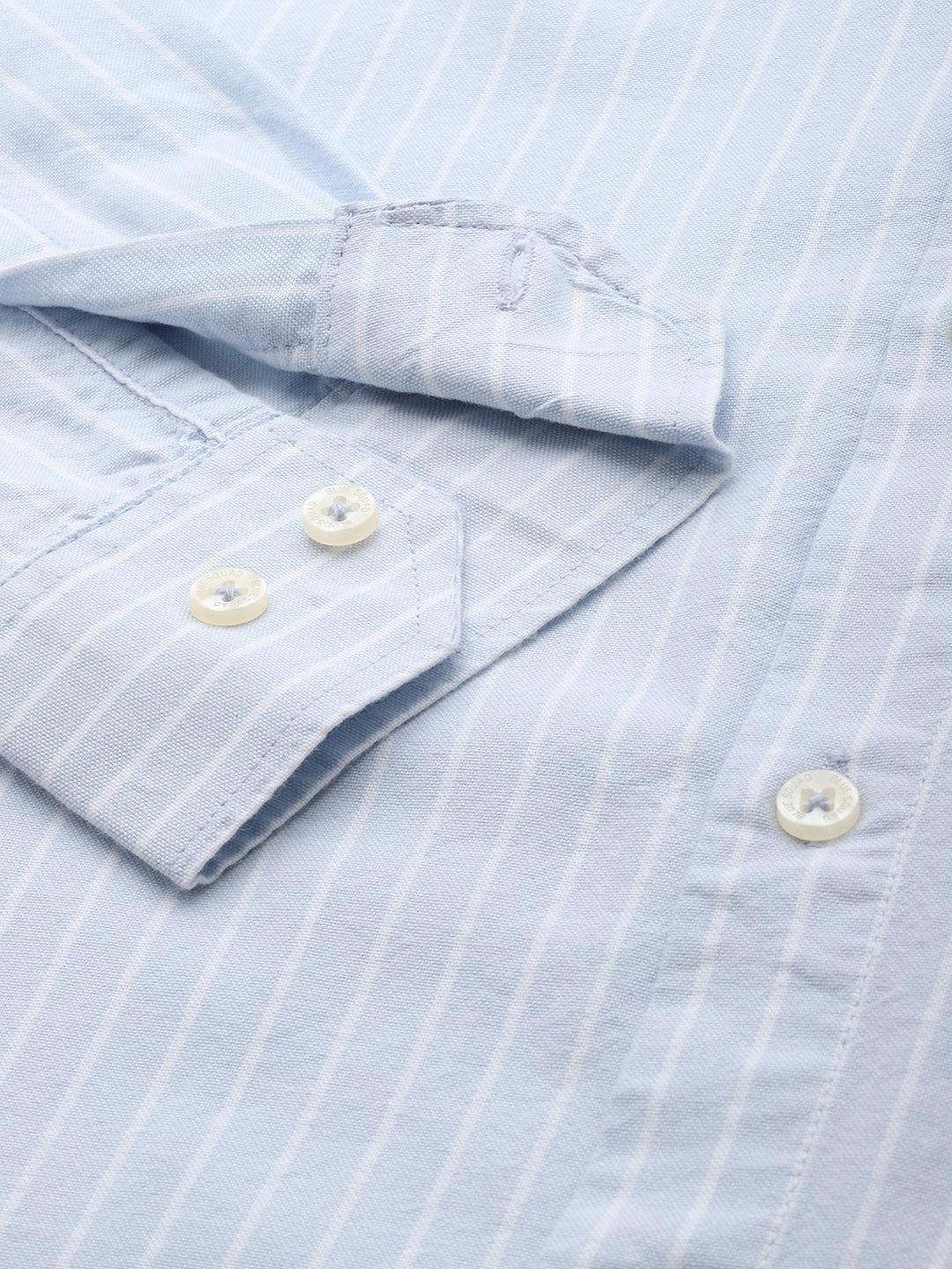Sky Blue Full Sleeve Chambray Cotton Shirt