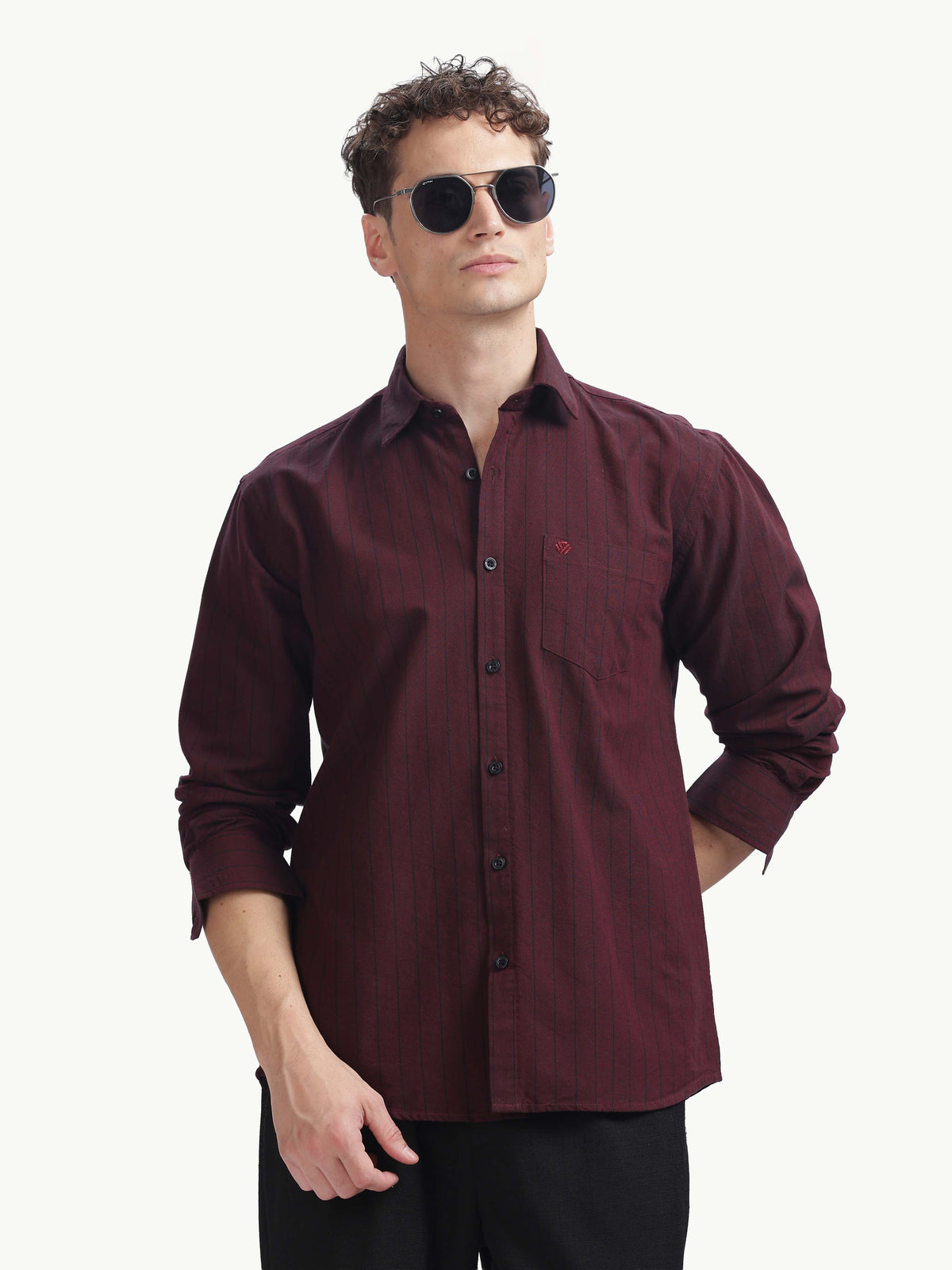 Multi Color Full Sleeve Oxford Cotton Shirt
