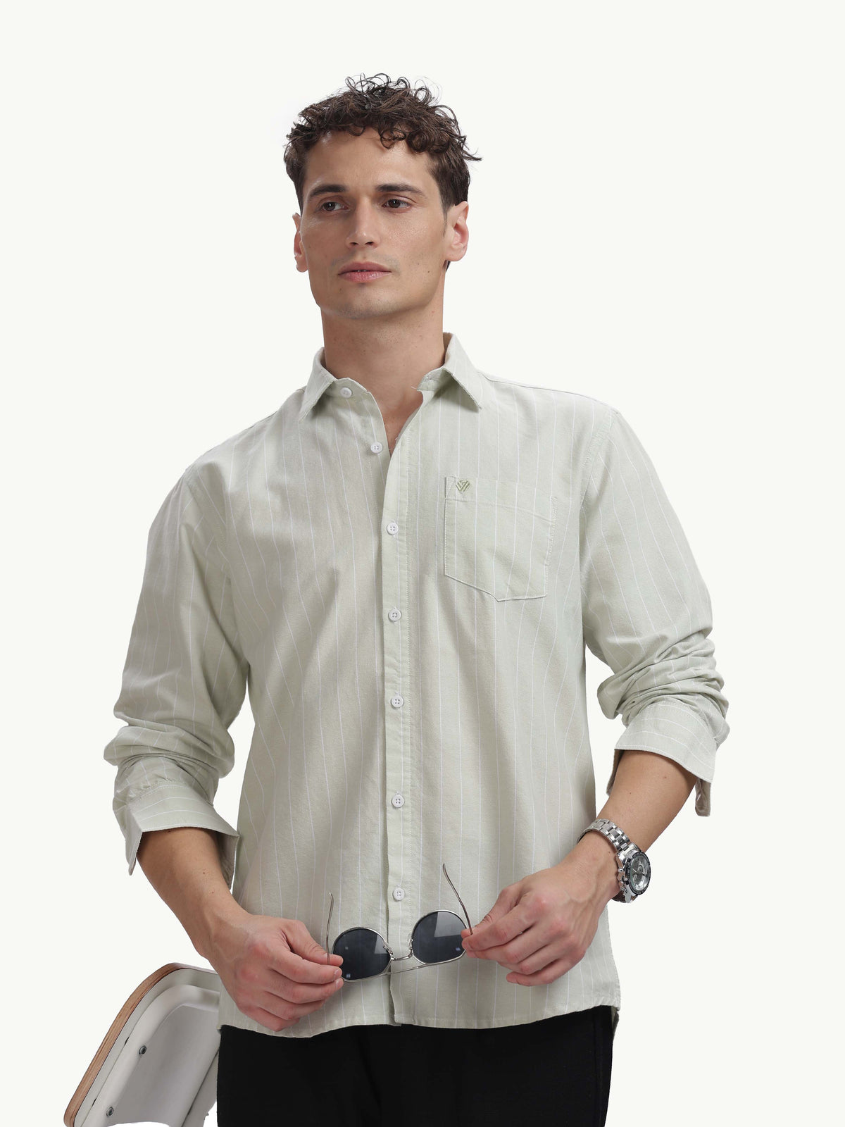 Multi Color Full Sleeve Oxford Cotton Shirt
