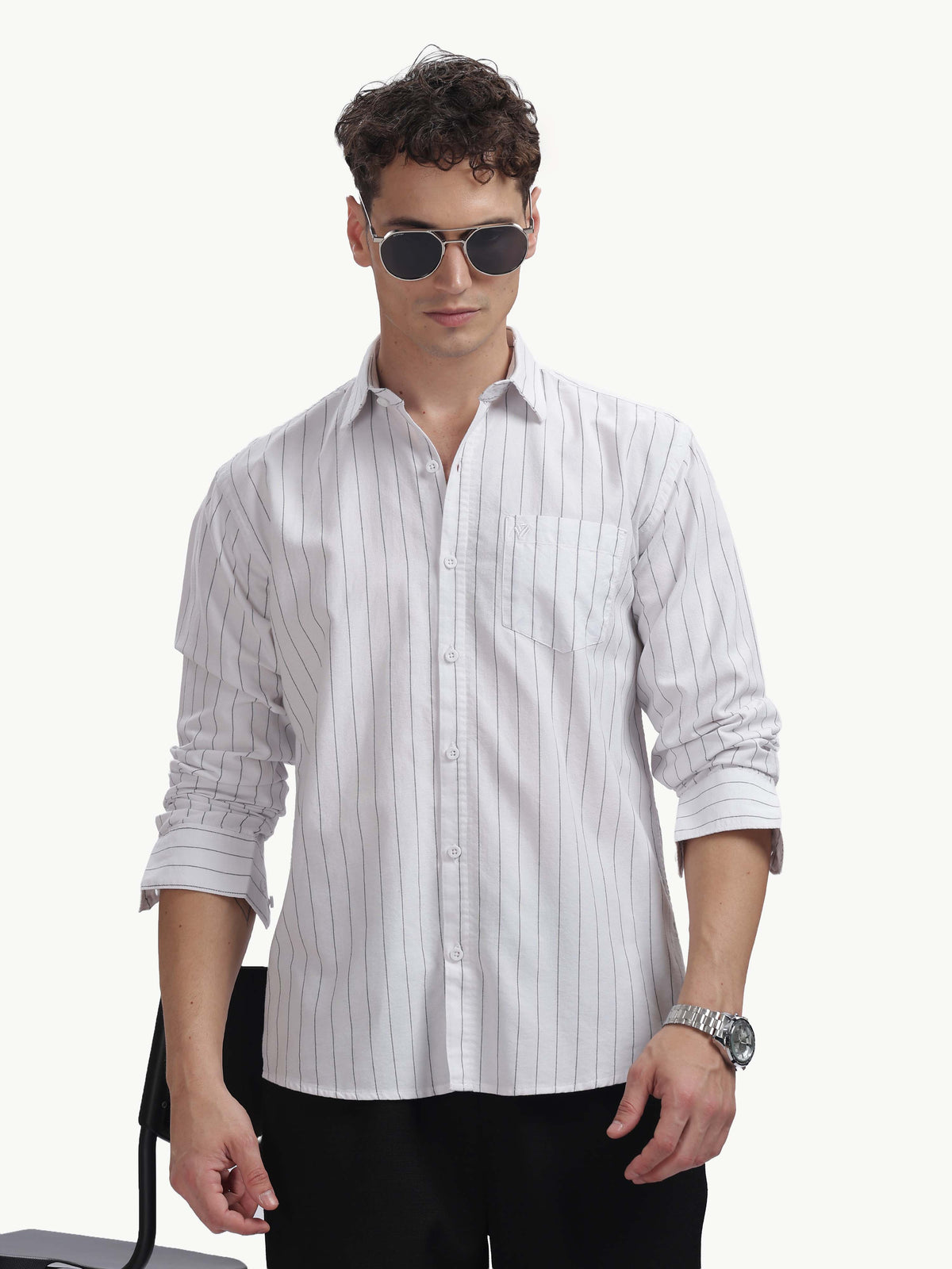 Multi Color Full Sleeve Oxford Cotton Shirt