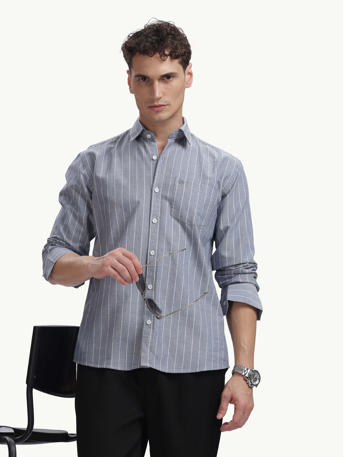Multi Color Full Sleeve Oxford Cotton Shirt