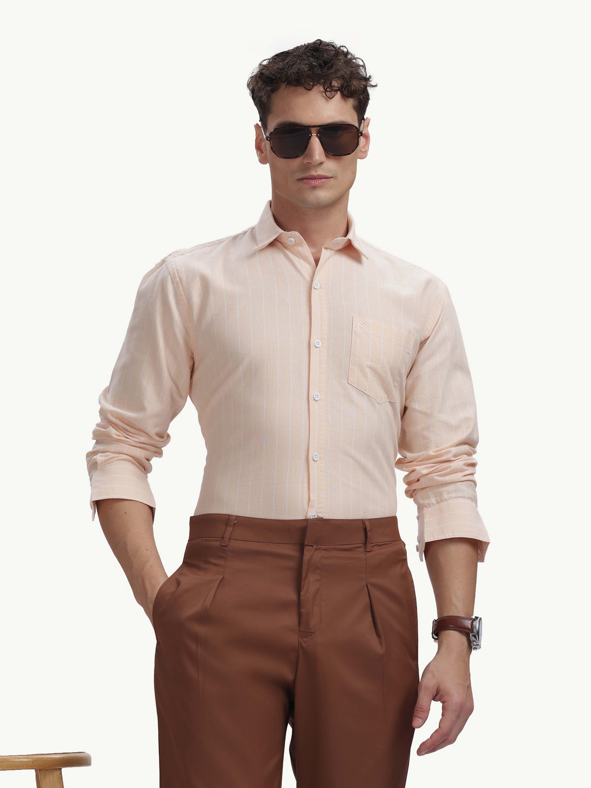 Multi Color Full Sleeve Oxford Cotton Shirt