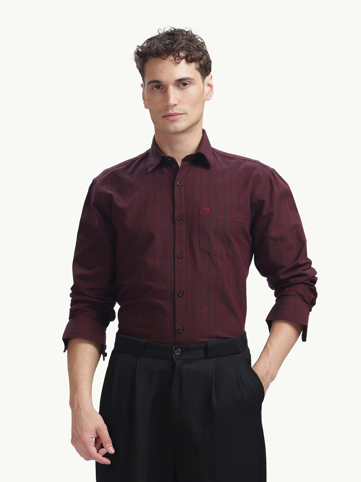 Multi Color Full Sleeve Oxford Cotton Shirt