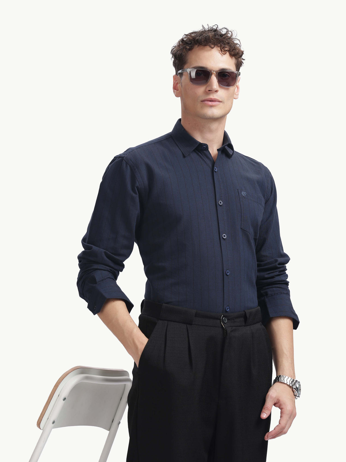 Multi Color Full Sleeve Oxford Cotton Shirt
