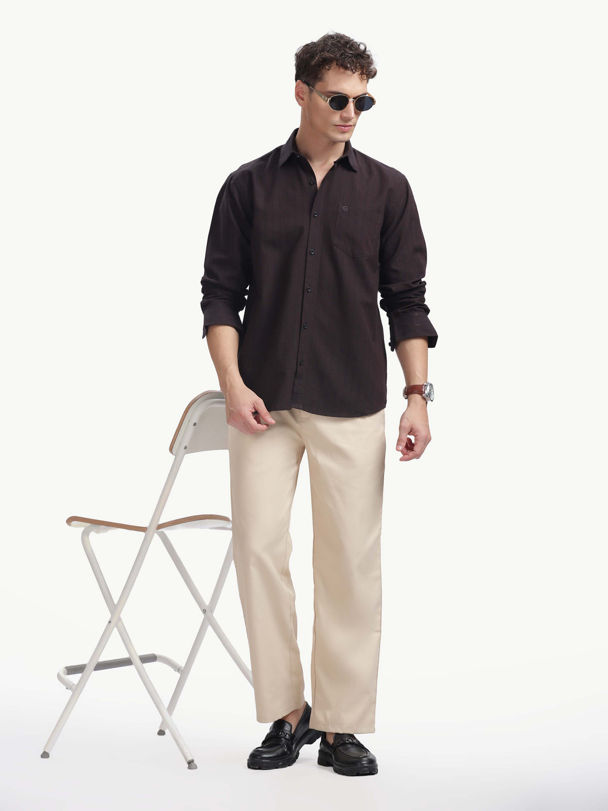 Multi Color Full Sleeve Oxford Cotton Shirt