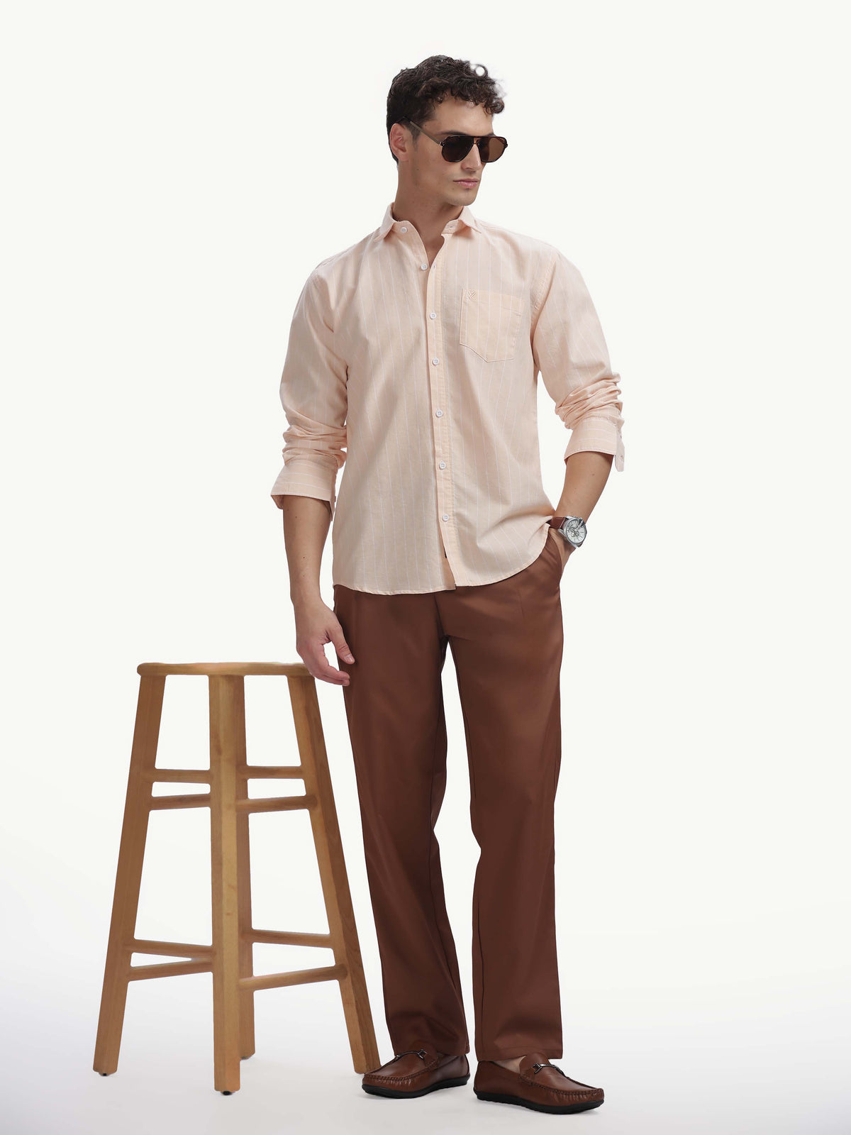 Multi Color Full Sleeve Oxford Cotton Shirt