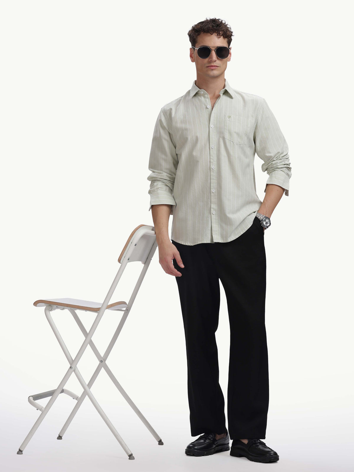 Multi Color Full Sleeve Oxford Cotton Shirt