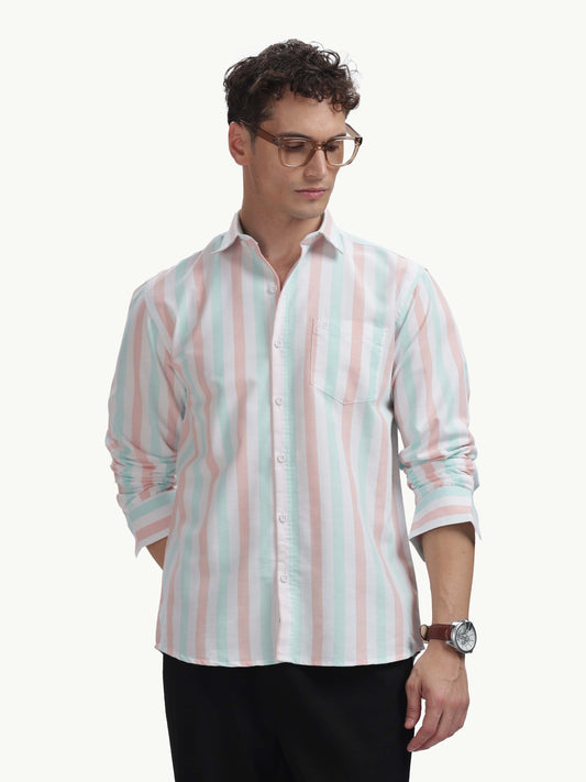 Multi Color Full Sleeve Oxford Cotton Shirt