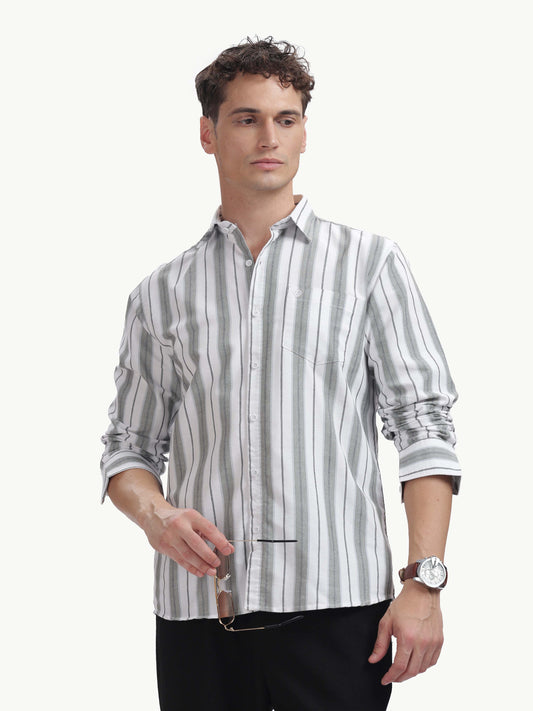 Multi Color Full Sleeve Oxford Cotton Shirt