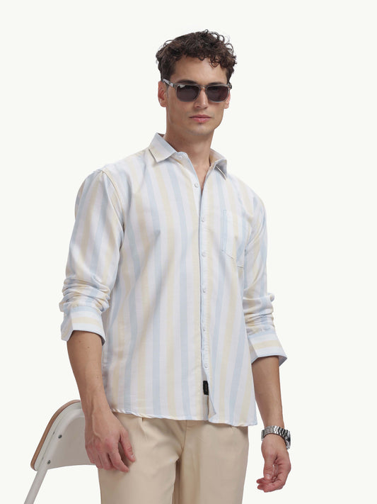 Multi Color Full Sleeve Oxford Cotton Shirt