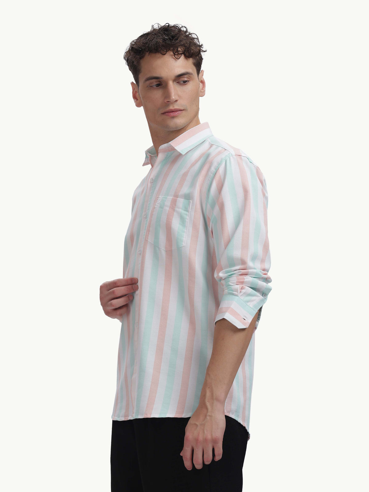 Multi Color Full Sleeve Oxford Cotton Shirt