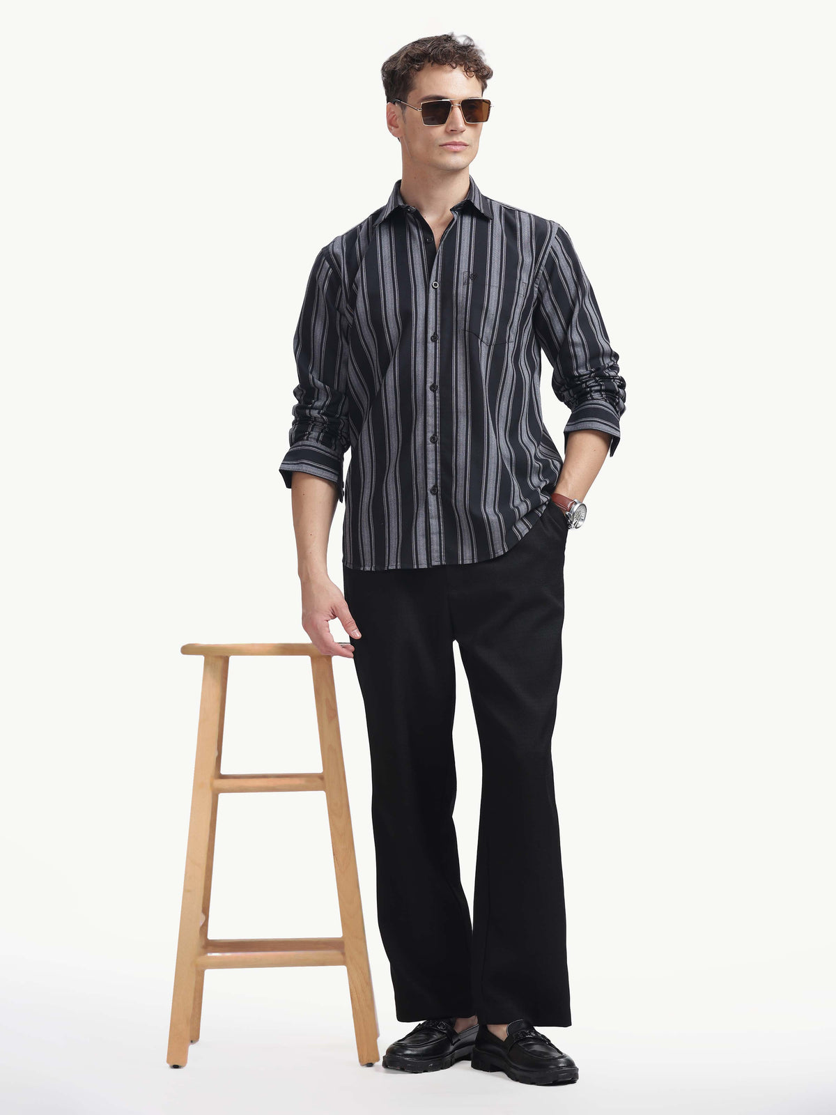 Multi Color Full Sleeve Oxford Cotton Shirt