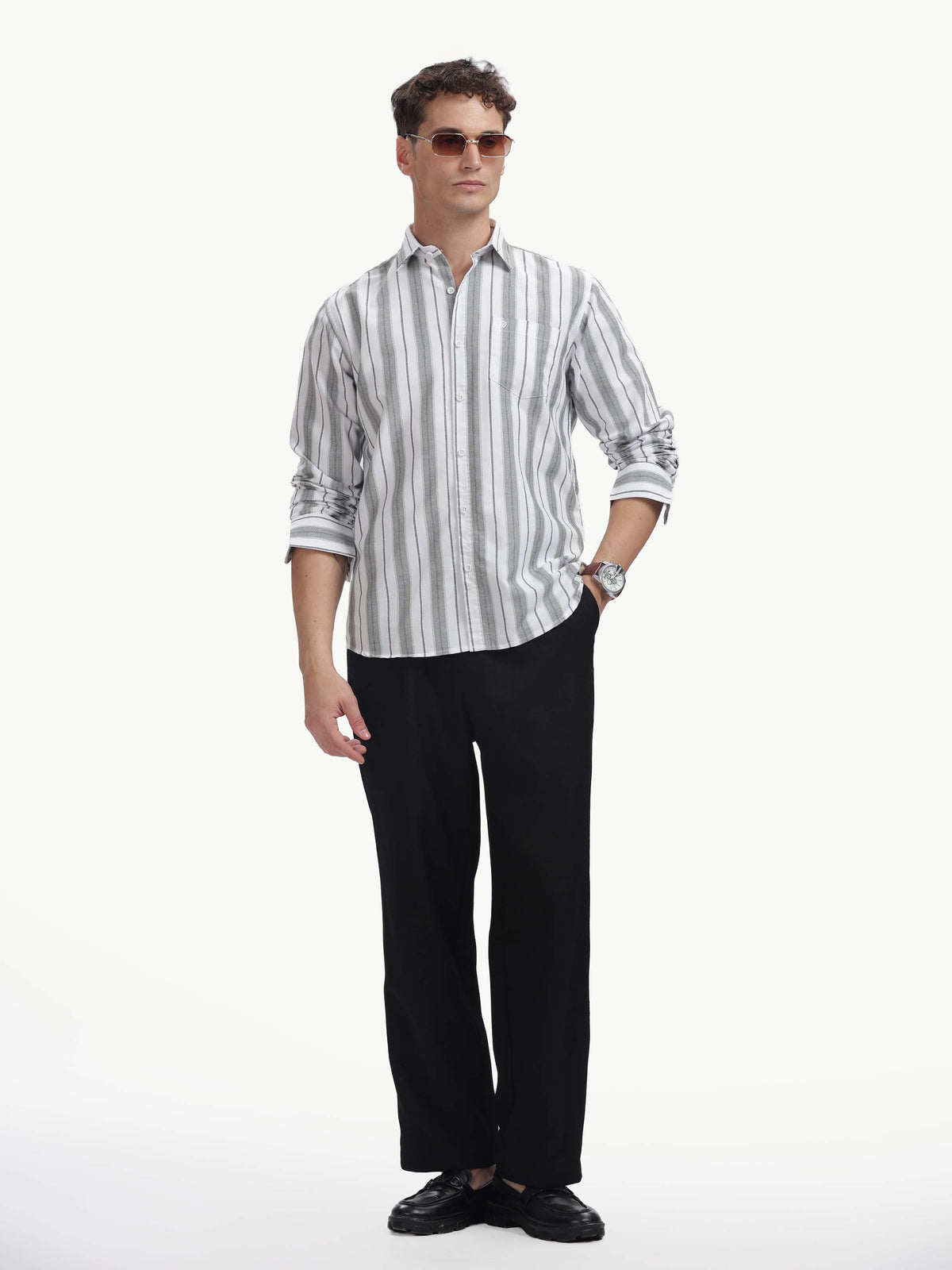 Multi Color Full Sleeve Oxford Cotton Shirt