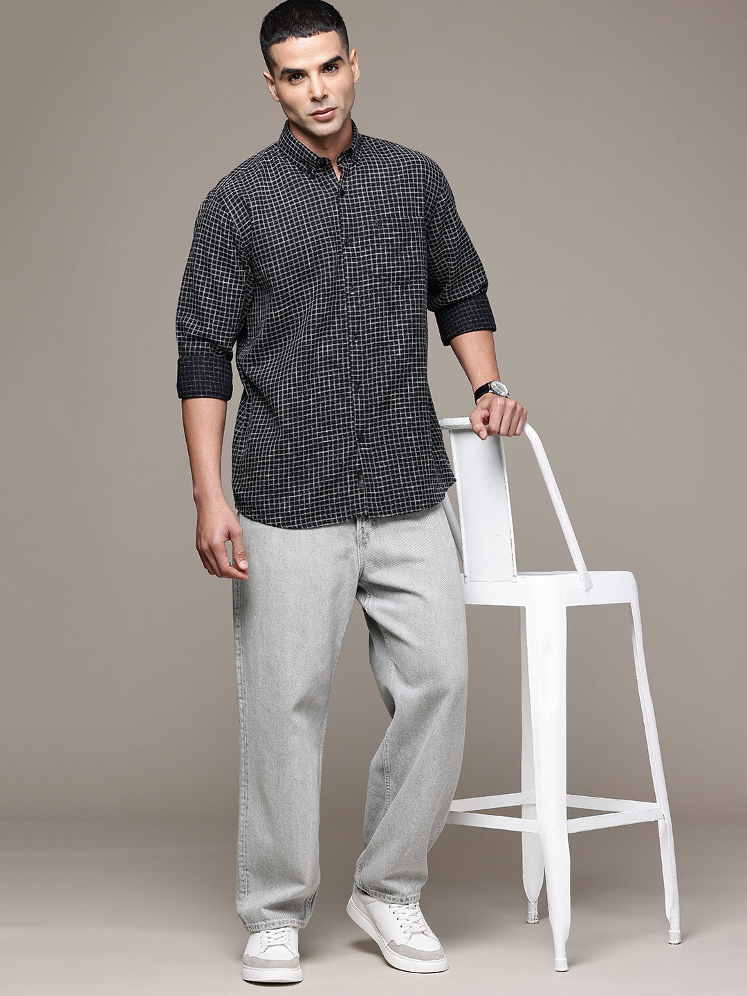 Multi Color Full Sleeve Oxford Cotton Shirt