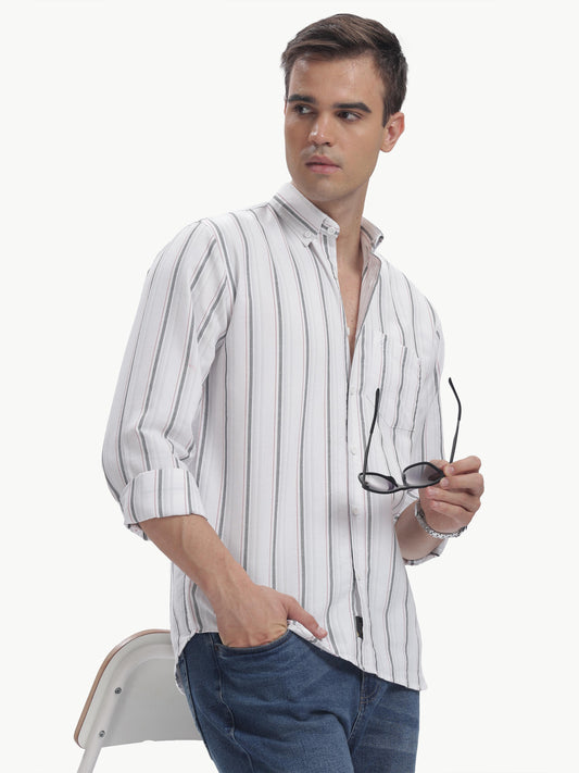 Multi Color Full Sleeve Oxford Cotton Shirt