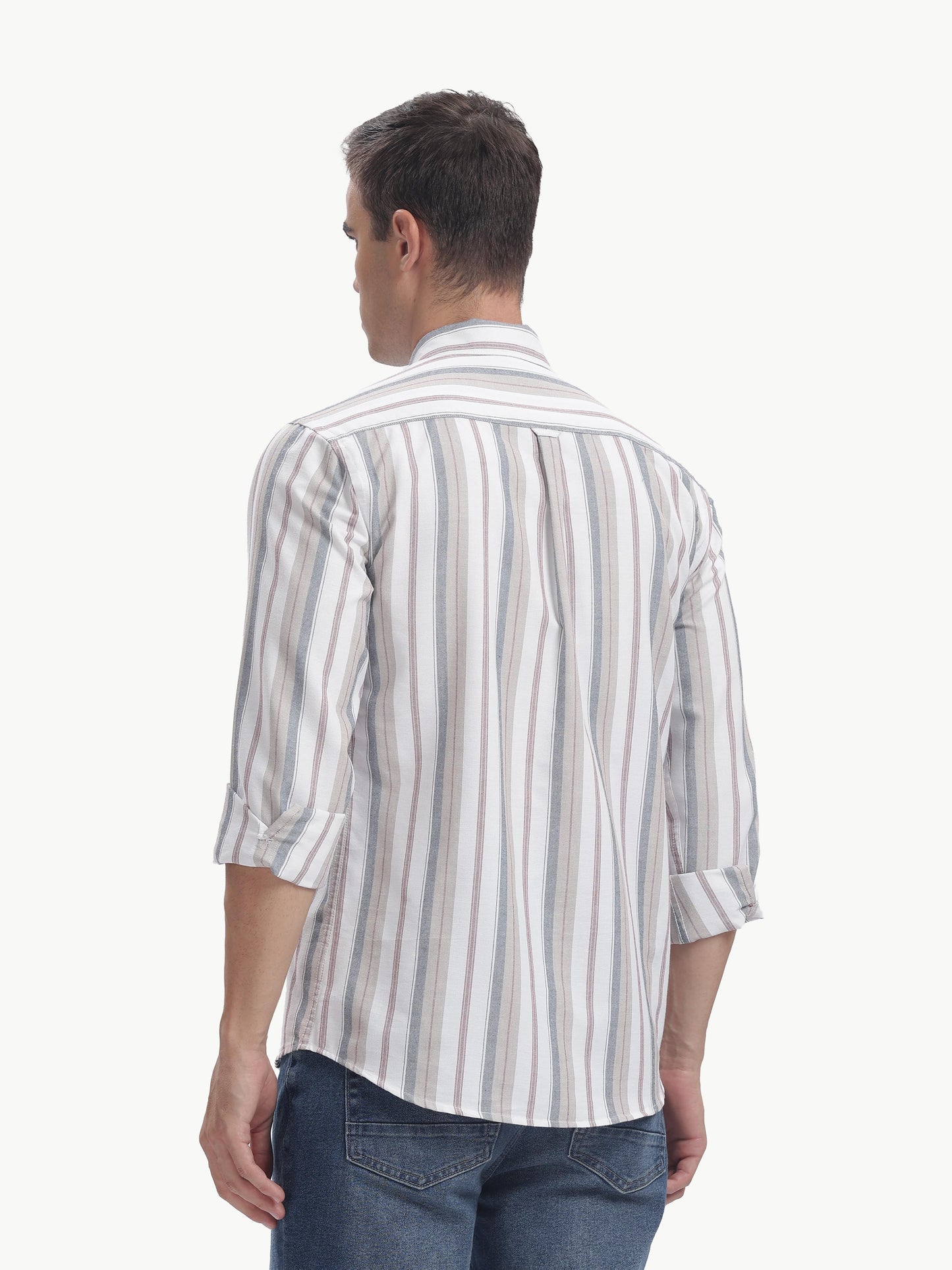 Multi Color Full Sleeve Oxford Cotton Shirt