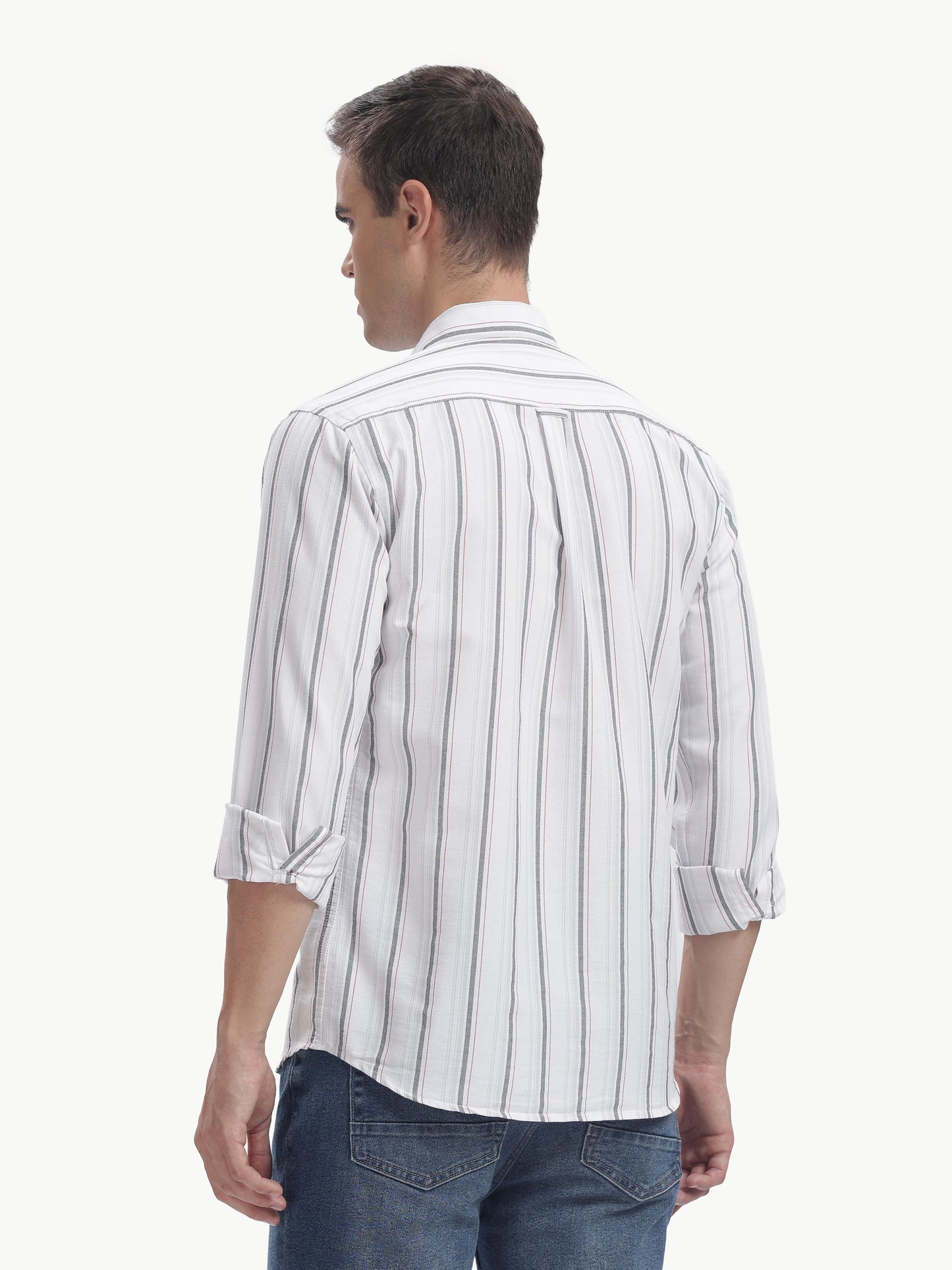 Multi Color Full Sleeve Oxford Cotton Shirt