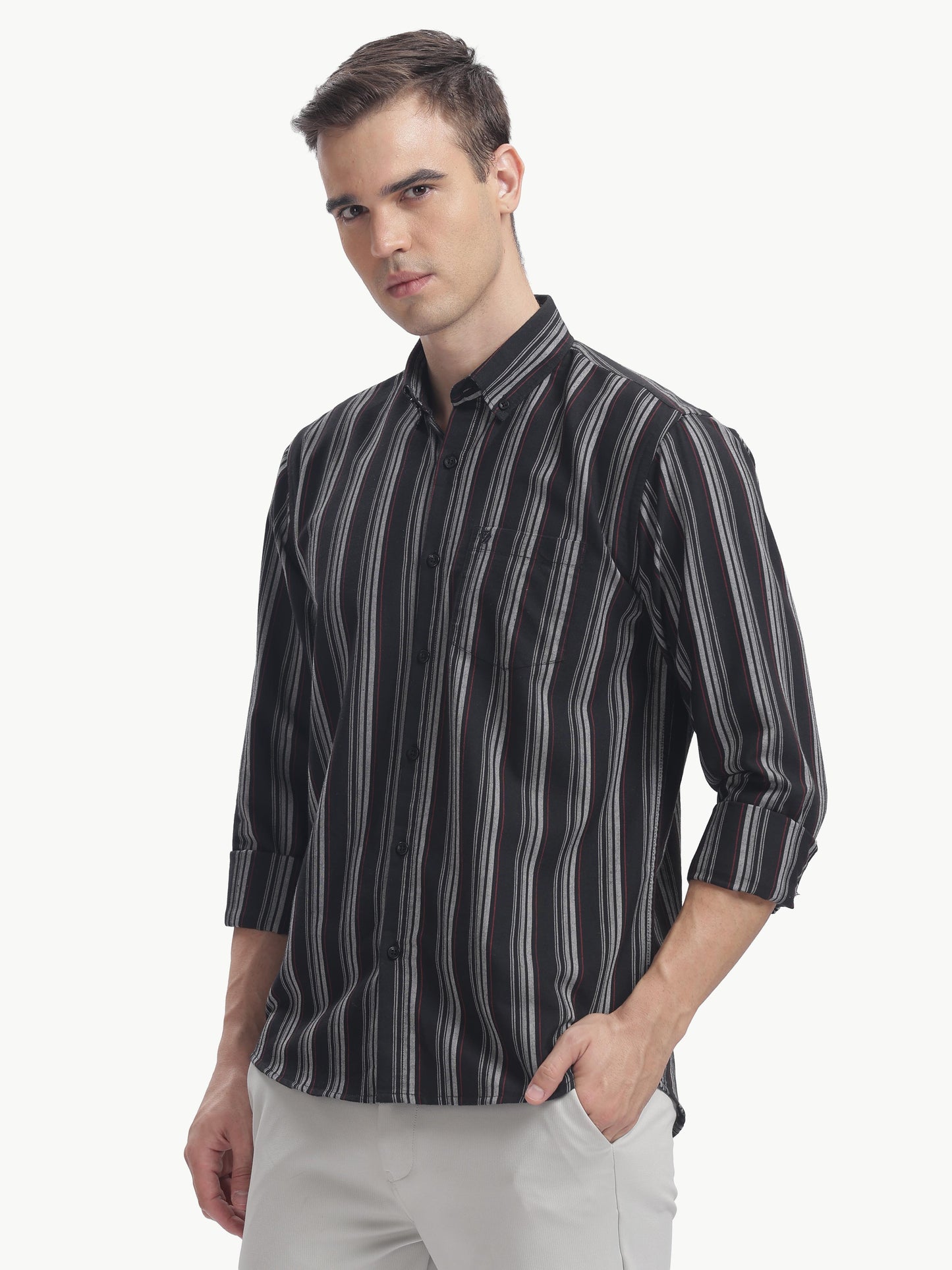 Multi Color Full Sleeve Oxford Cotton Shirt