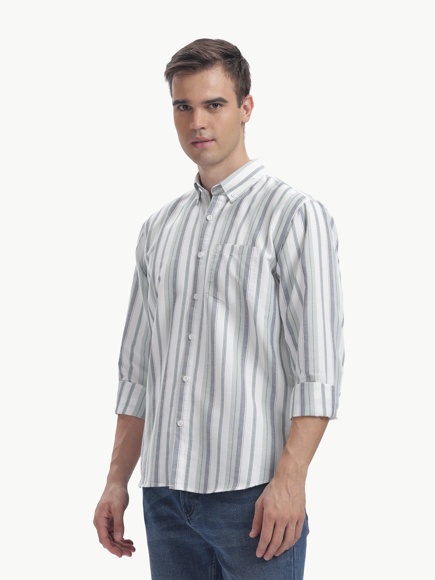 Multi Color Full Sleeve Oxford Cotton Shirt