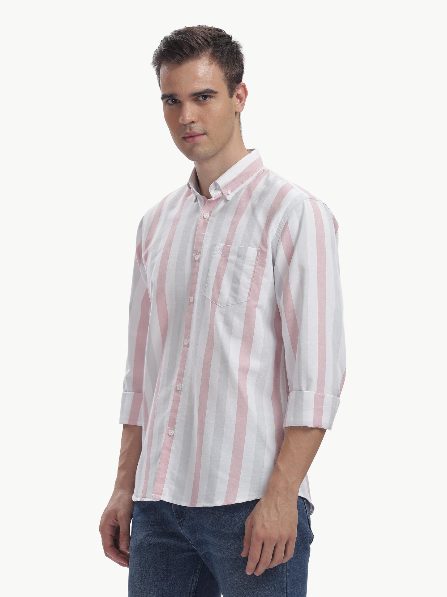 Multi Color Full Sleeve Oxford Cotton Shirt