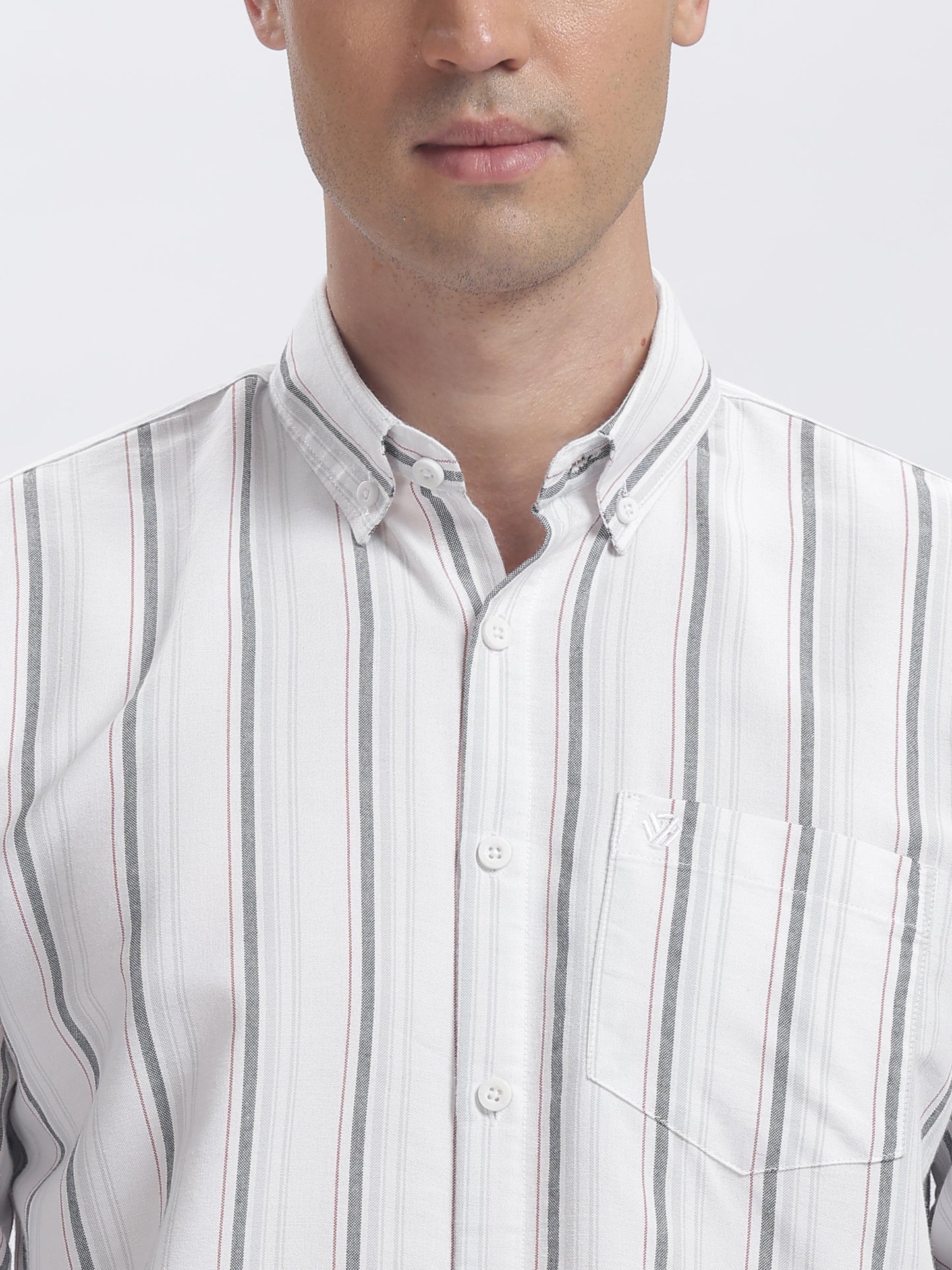 Multi Color Full Sleeve Oxford Cotton Shirt