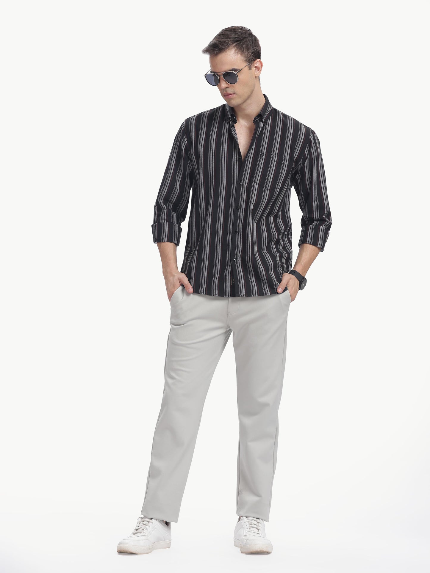 Multi Color Full Sleeve Oxford Cotton Shirt